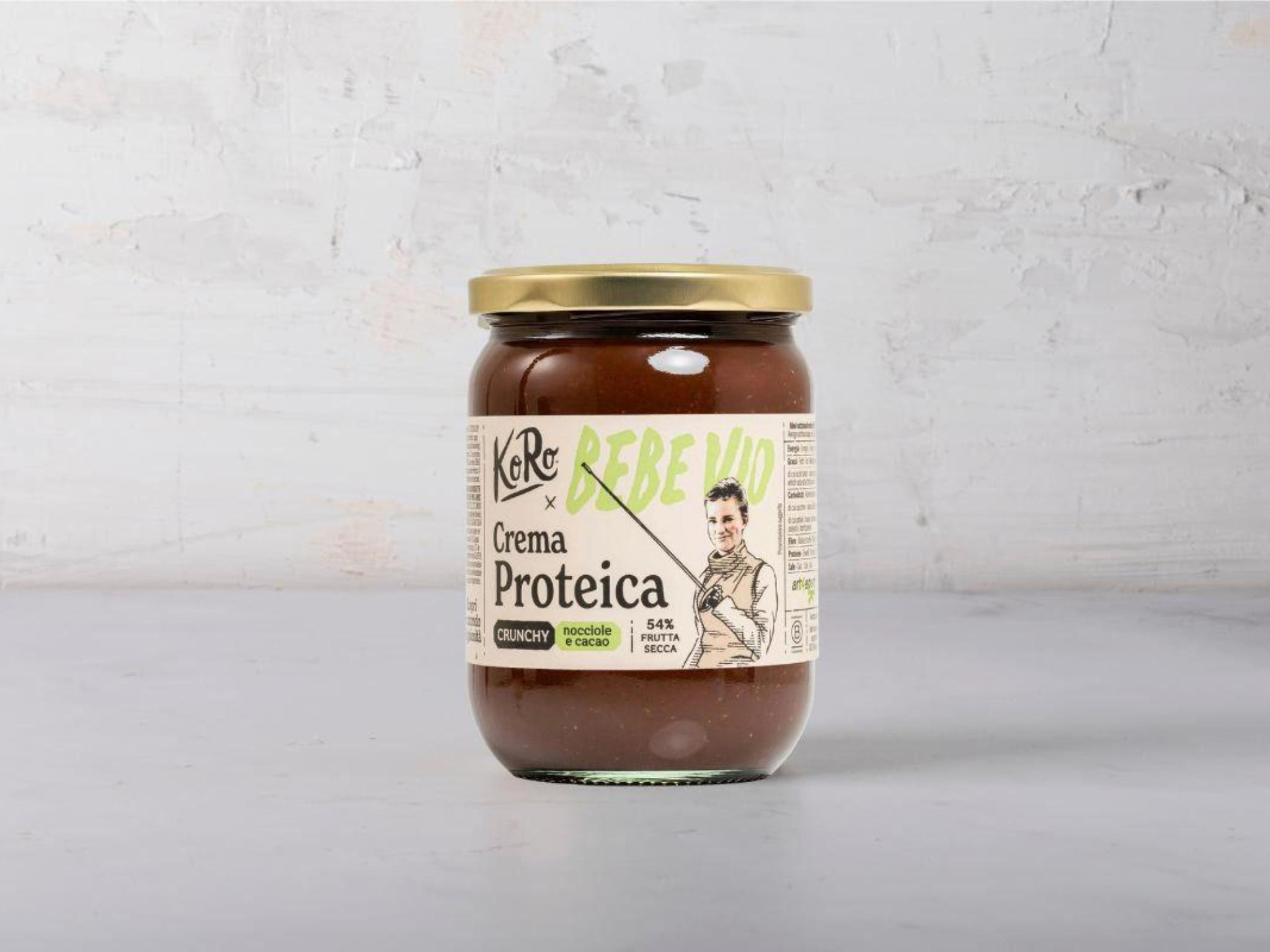 Crema spalmabile proteica croccante "KoRo x Bebe Vio"