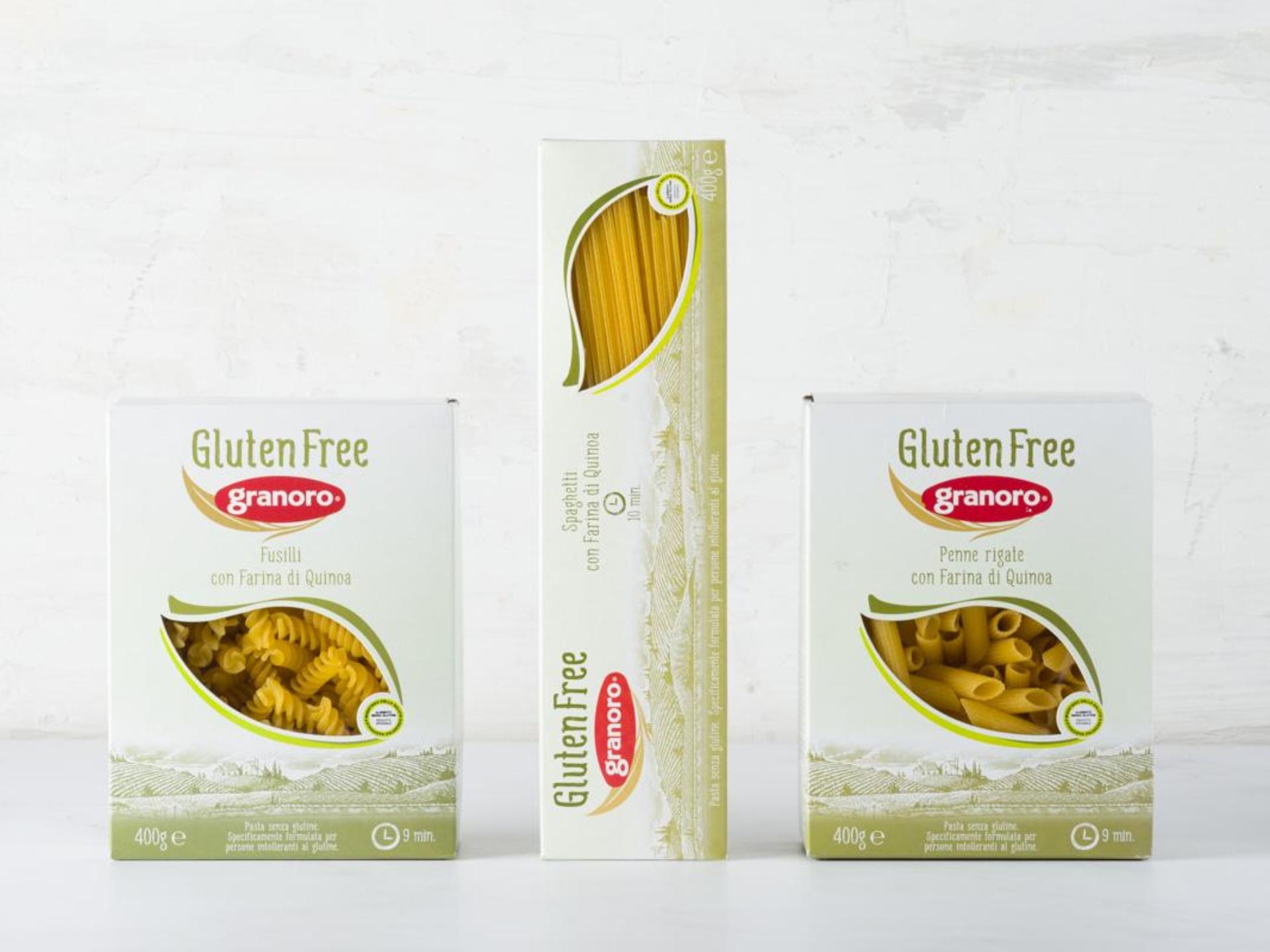 Dispensa di pasta senza glutine