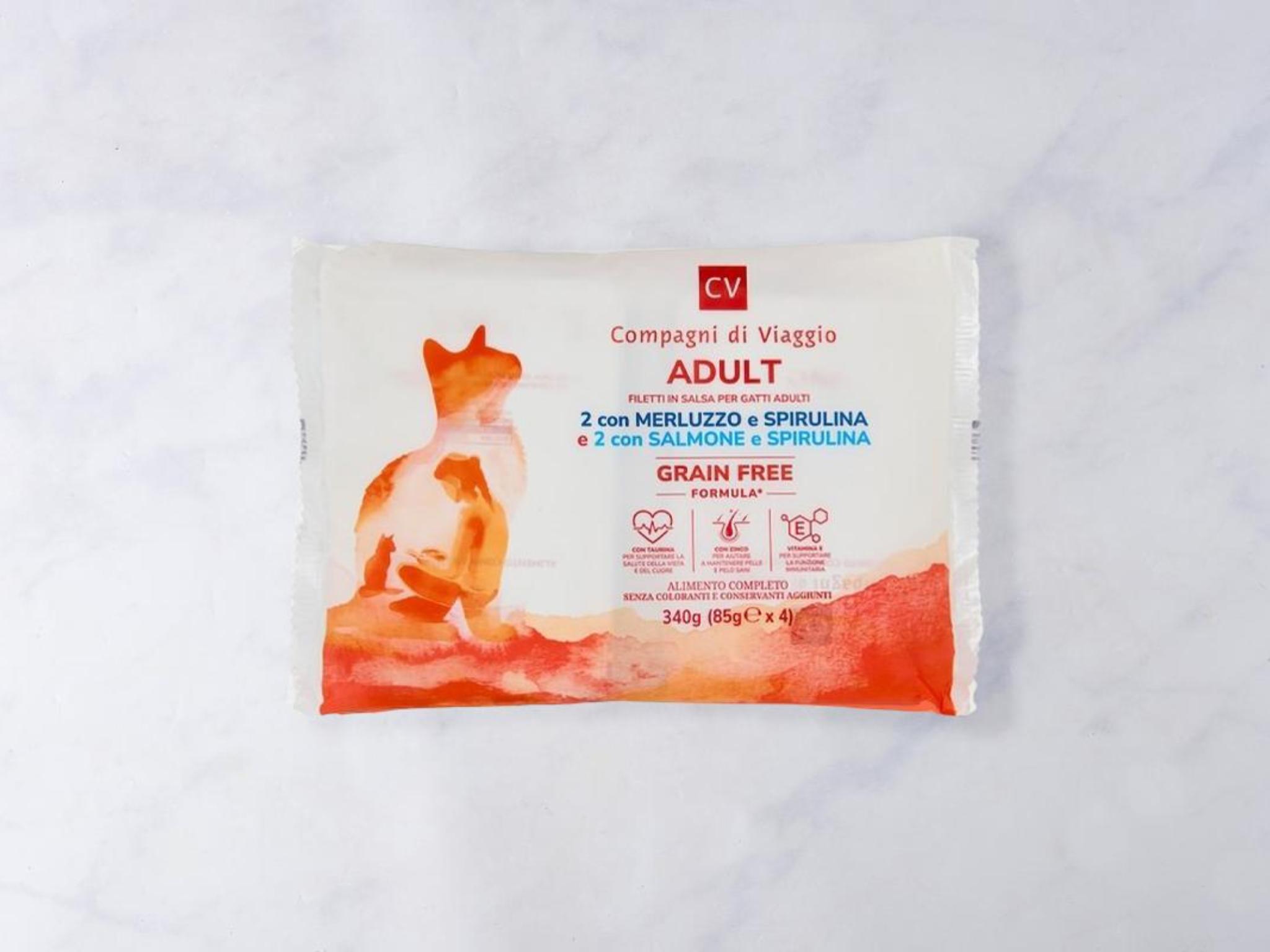 Adult Filetti in salsa per gatti - 2 con merluzzo e 2 con salmone