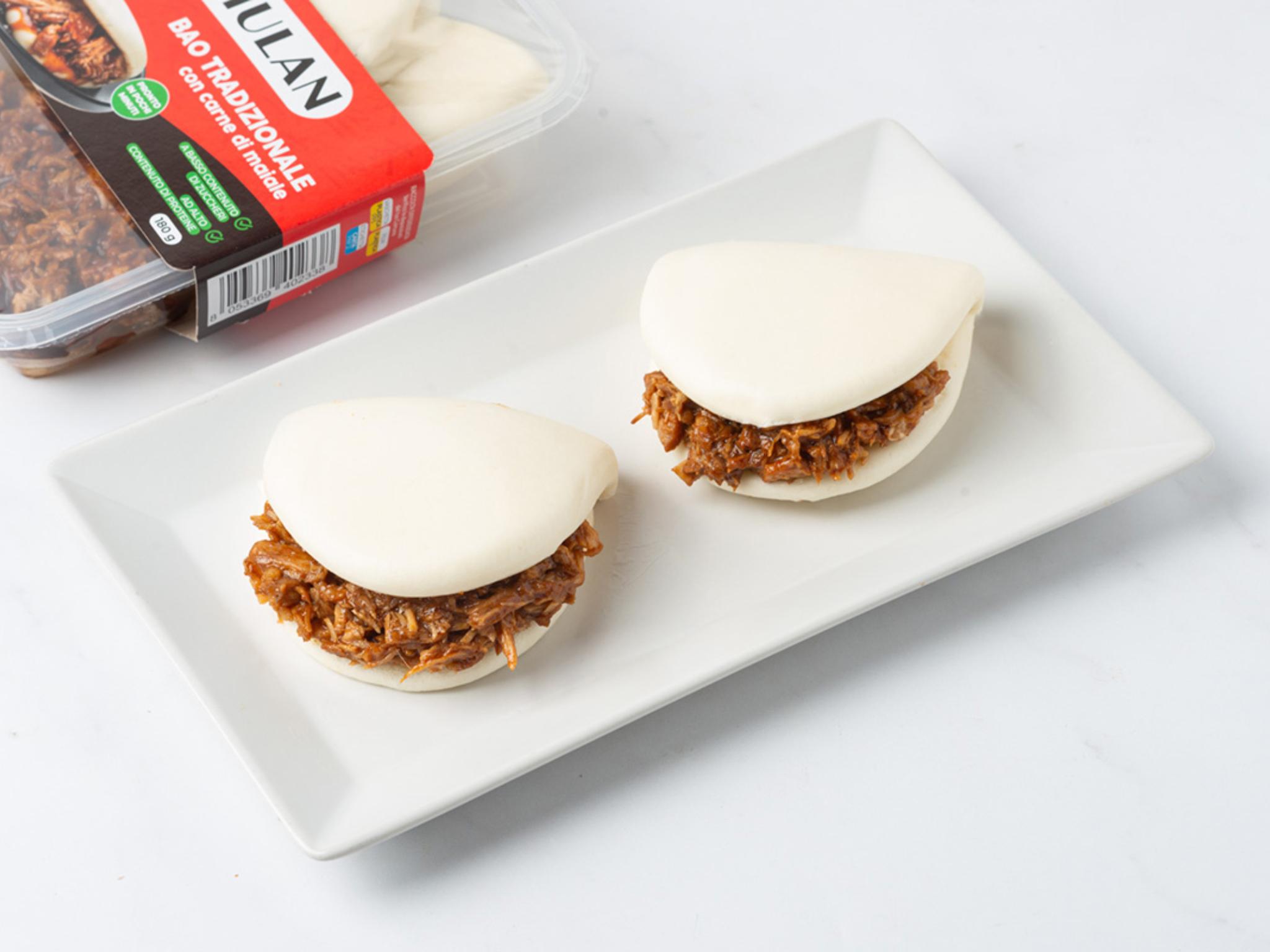 Bao con carne di maiale stufata