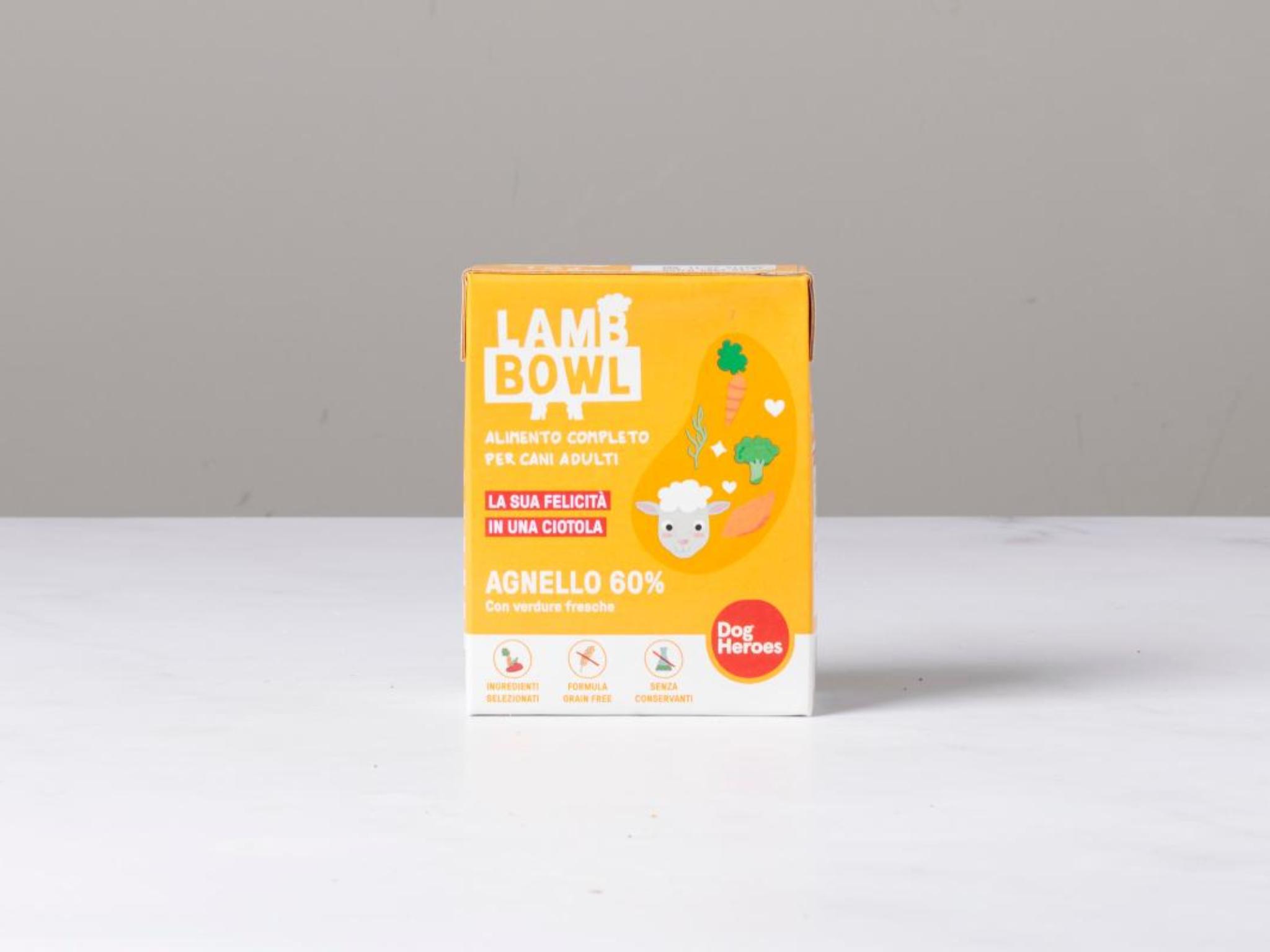 Cibo umido per cani 60% agnello