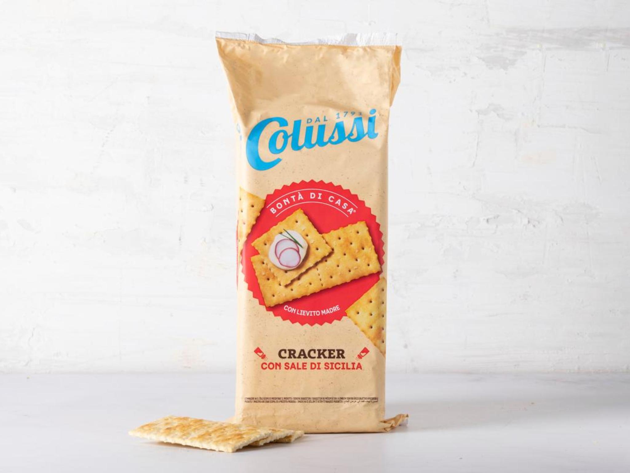 Crackers salati in superficie
