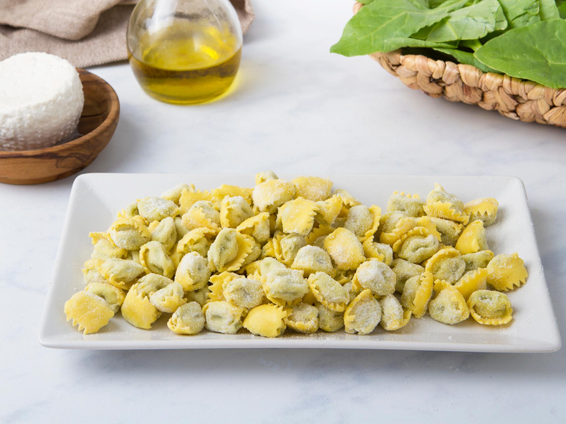 Plin ricotta e spinaci