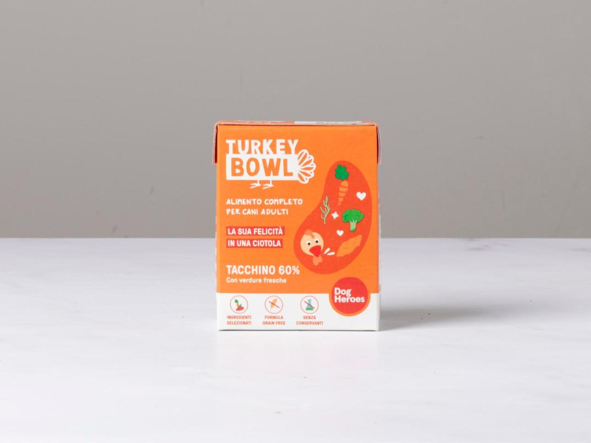 Cibo umido per cani 60% tacchino