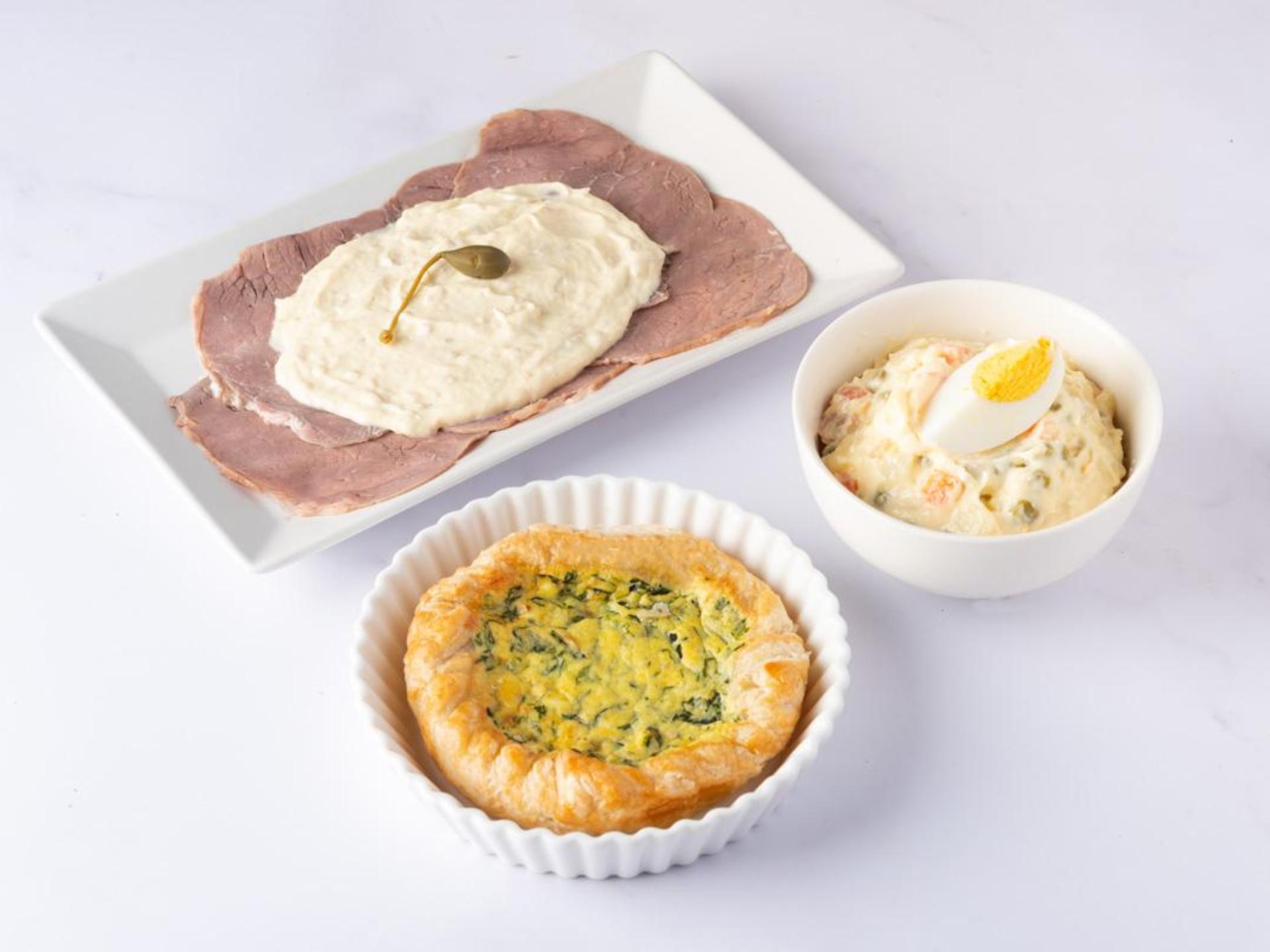 Tris di antipasti classici