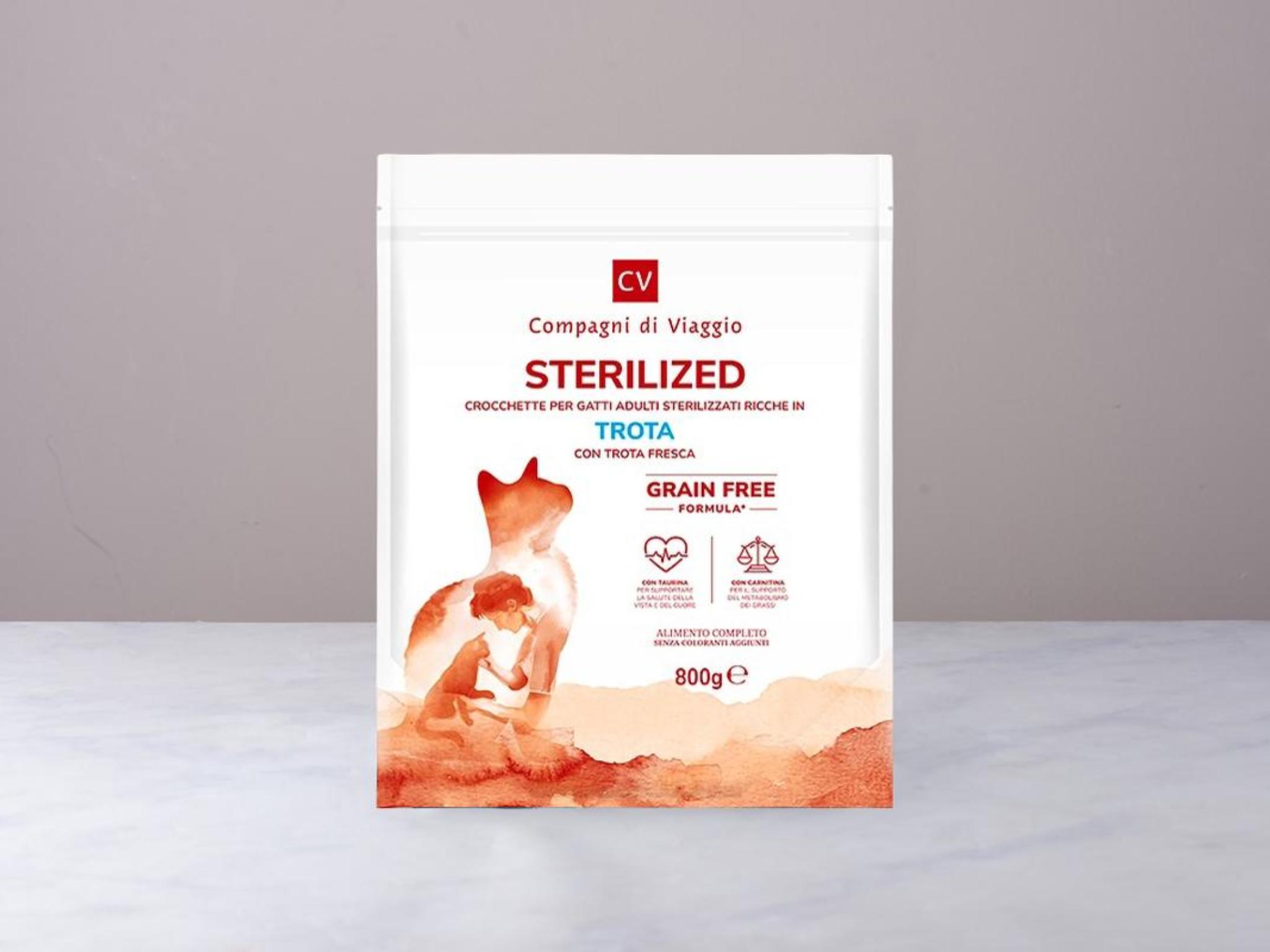 Sterilized Crocchette per gatti adulti con trota