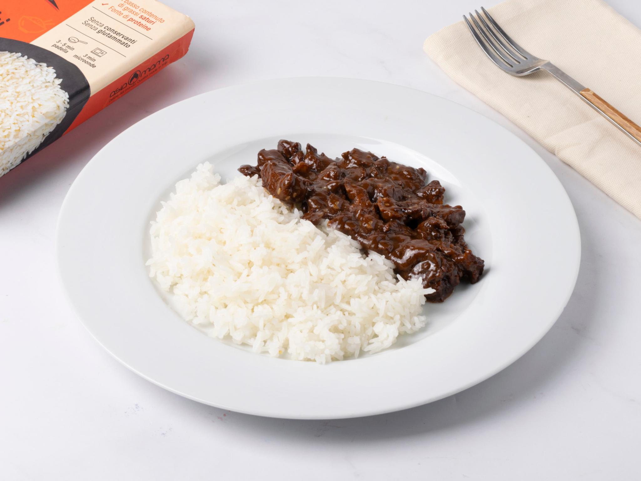 Pollo Teriyaki con riso