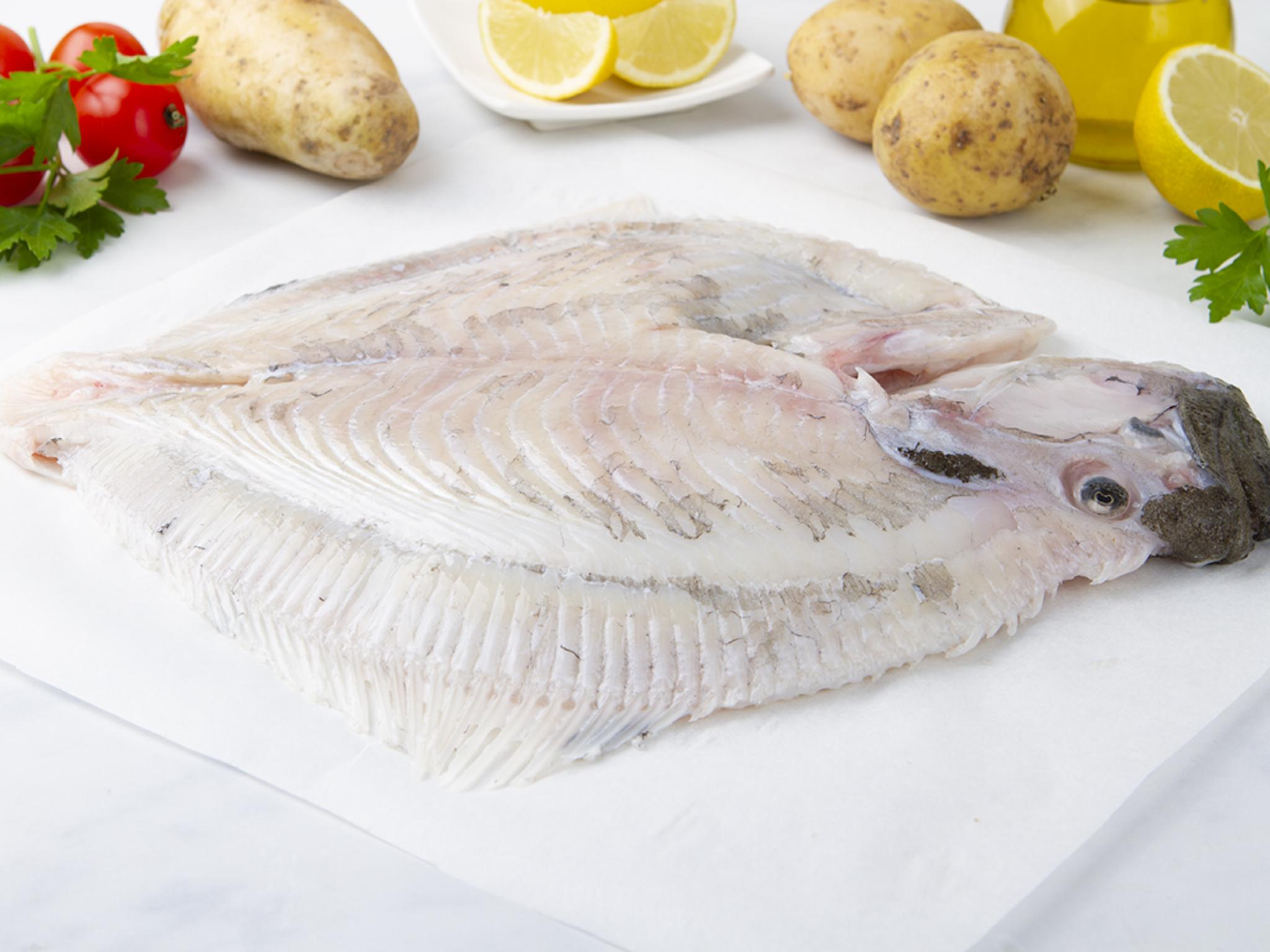 Rombo fresco intero spellato