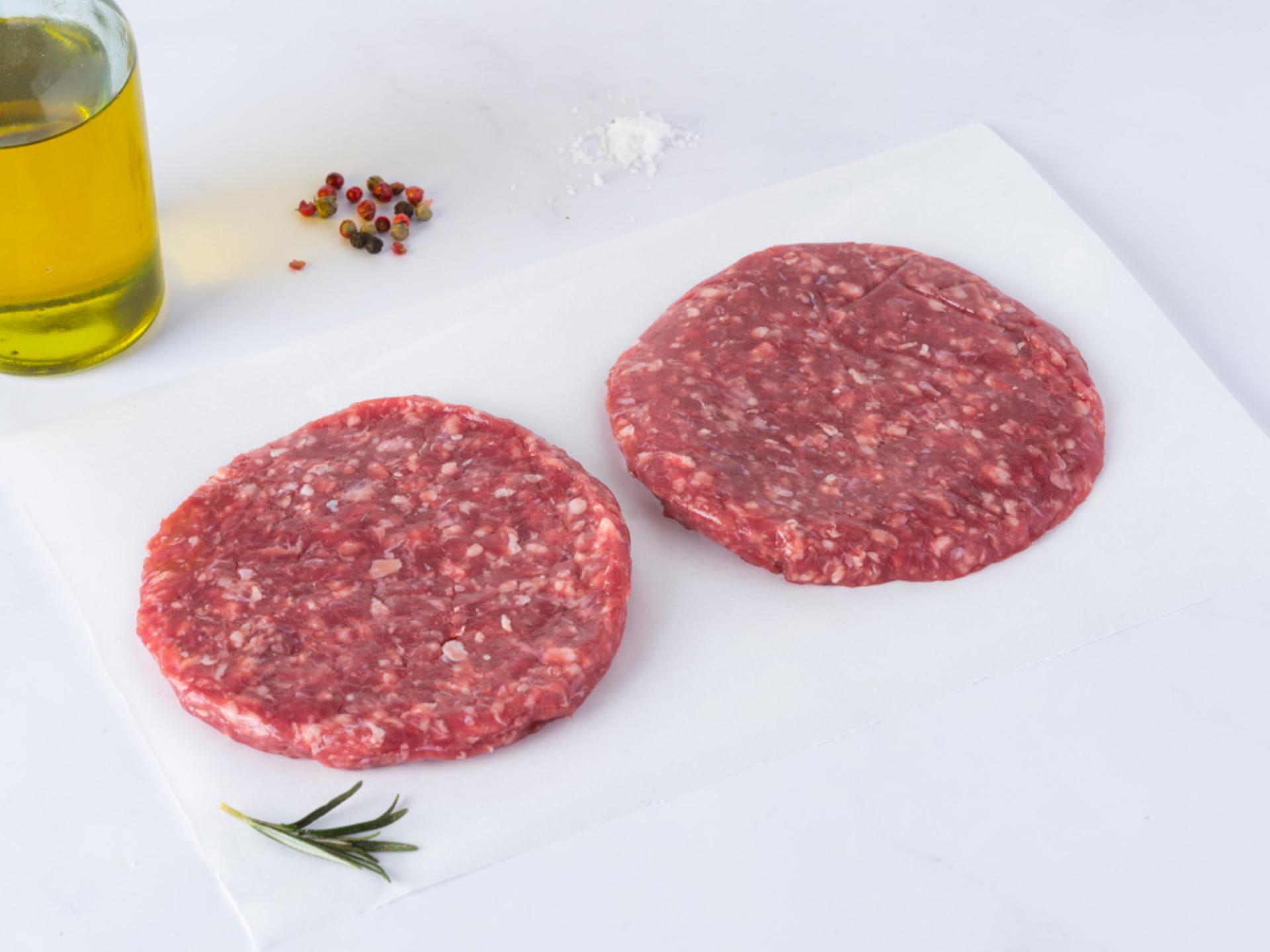2 hamburger di fassone piemontese