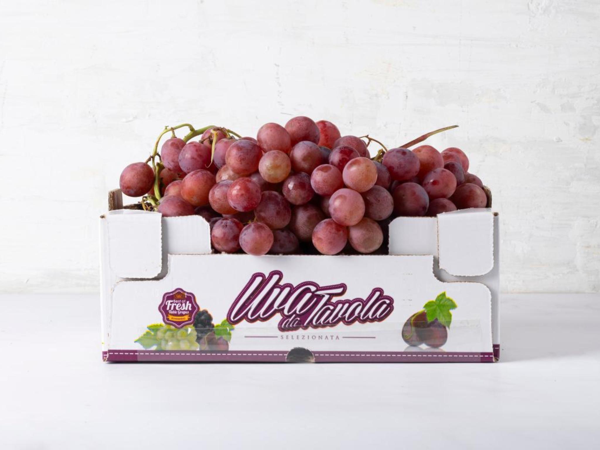Uva rossa Red Globe cassetta