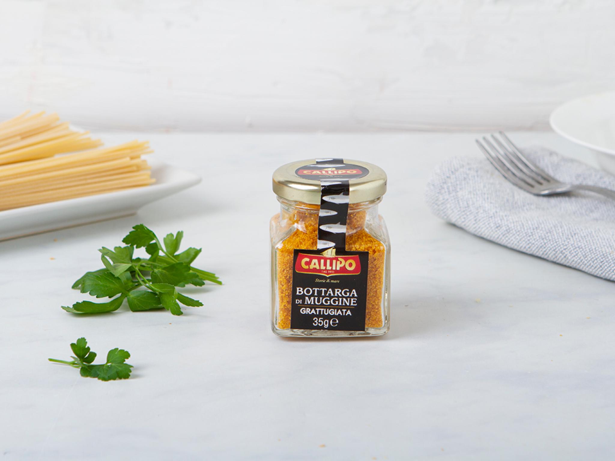 Bottarga di muggine grattugiata