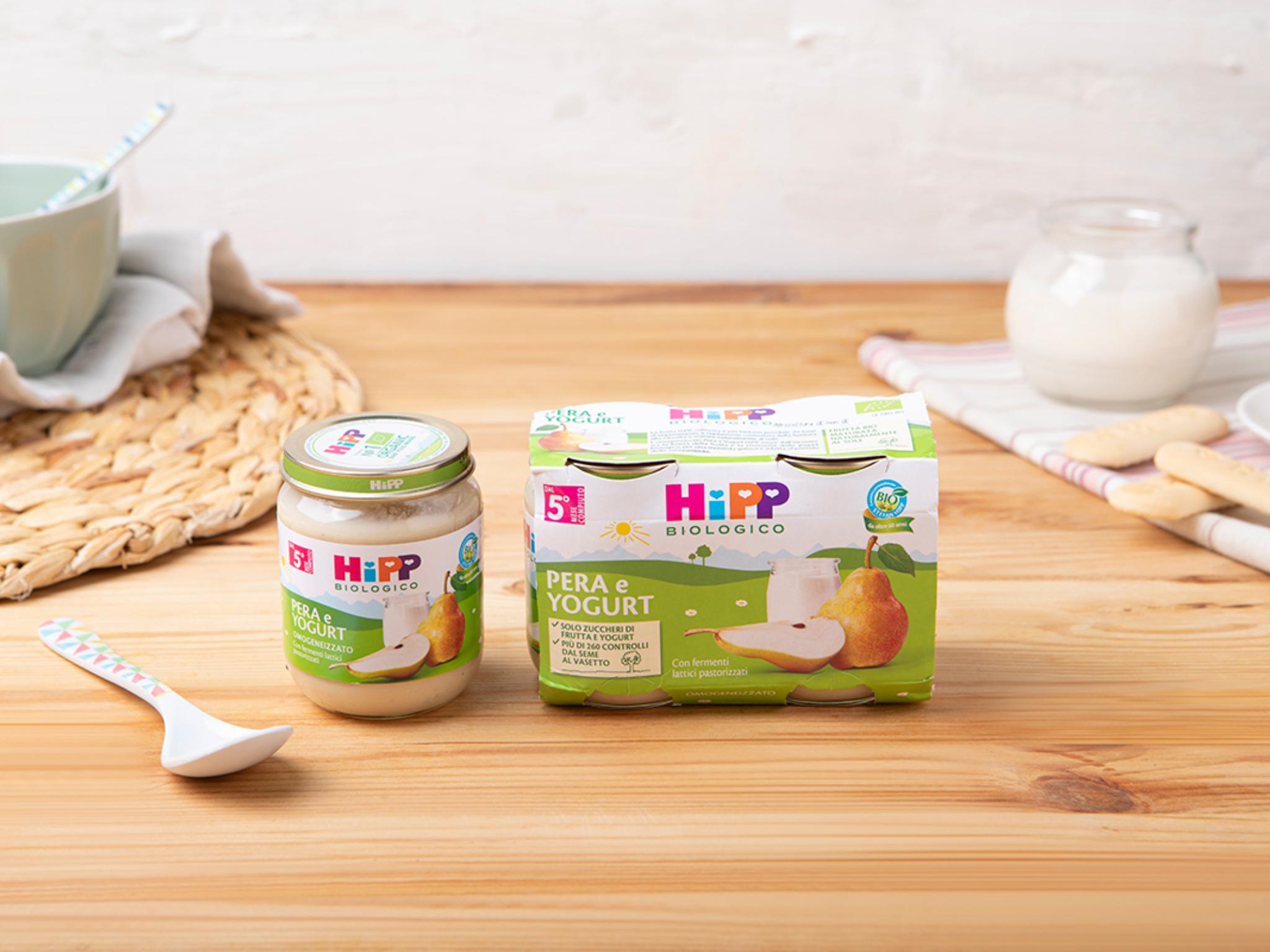 2 Omogeneizzato con pera e yogurt BIO