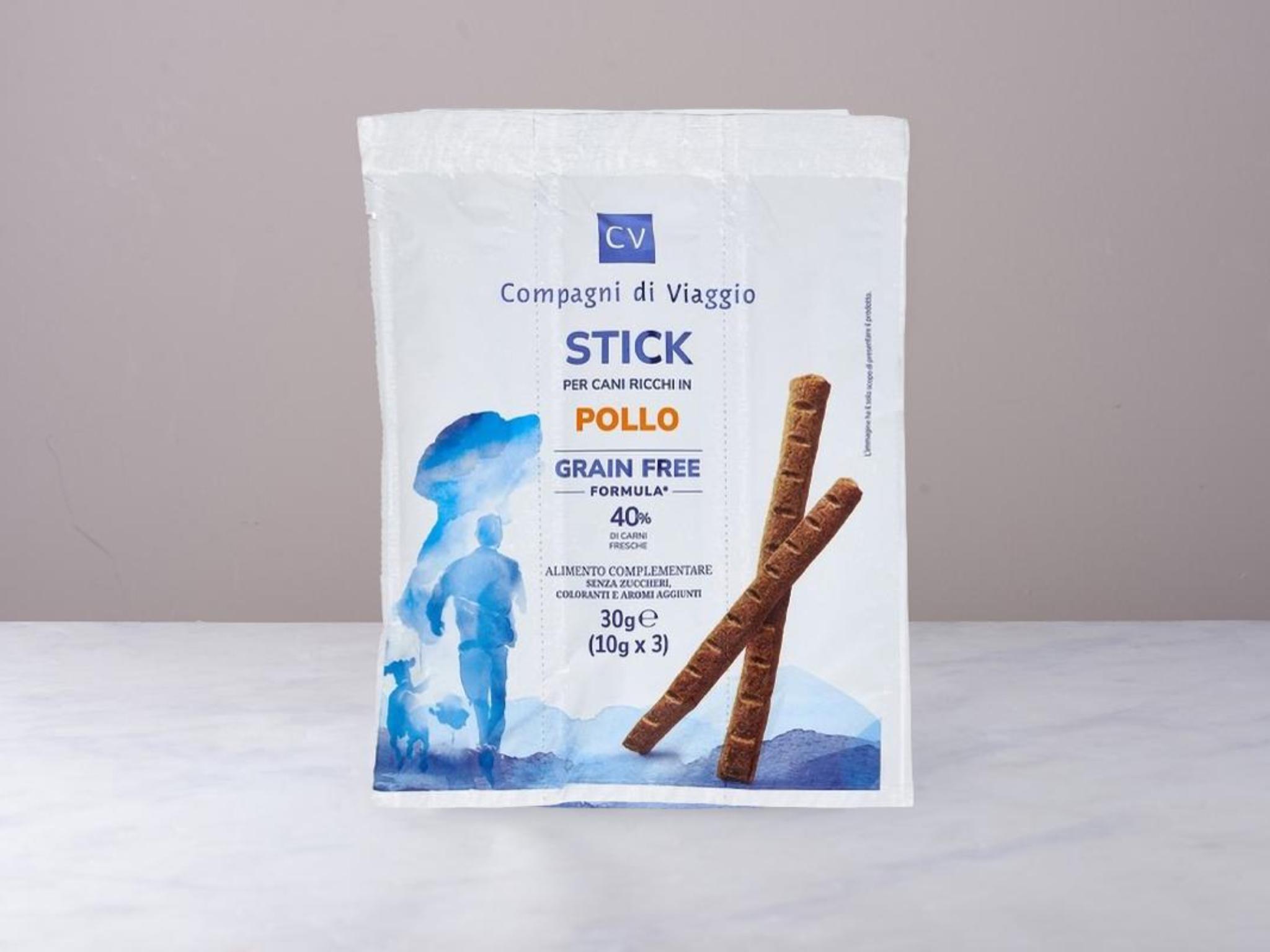 Sticks per cani con pollo