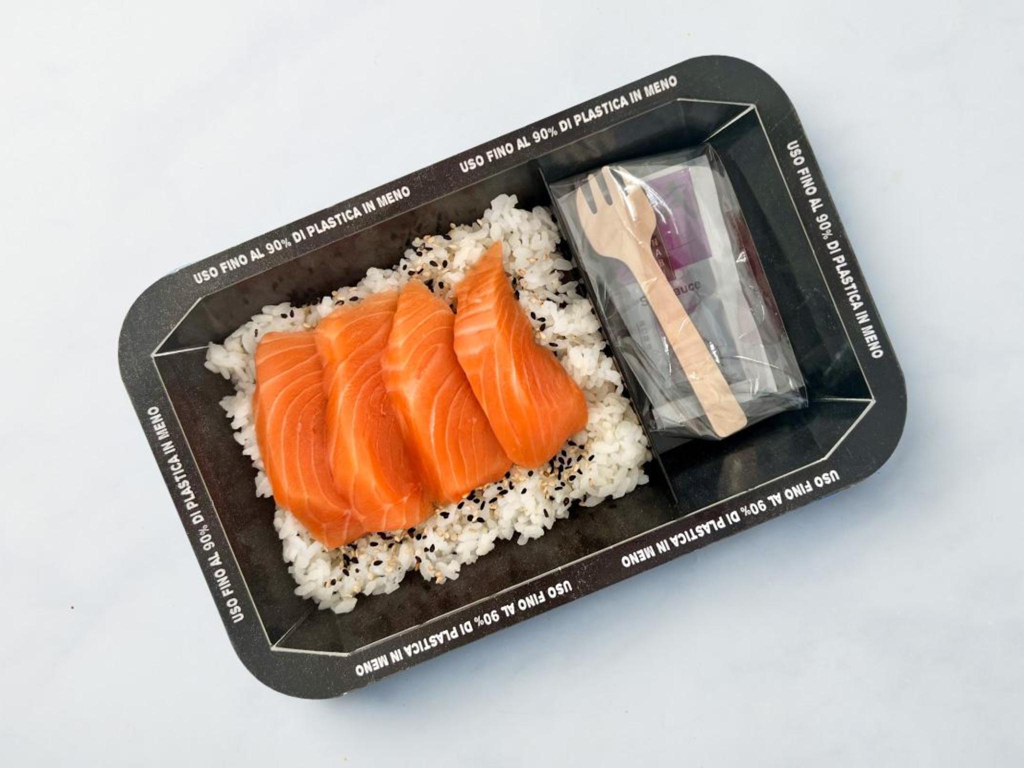 Chirashi di salmone