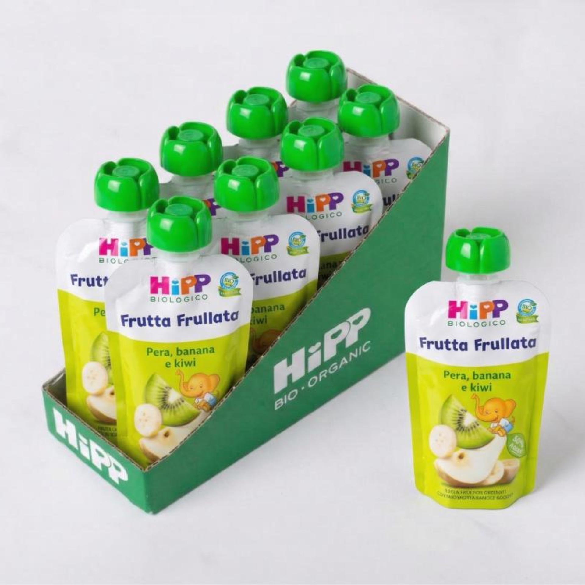 8 Frutta frullata pera, banana e kiwi BIO