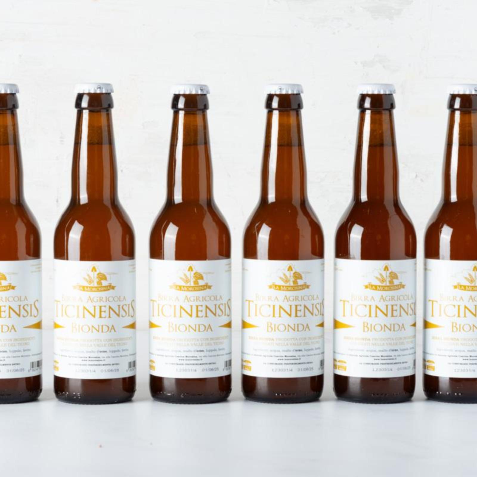 6 birra bionda Ticinensis non filtrata