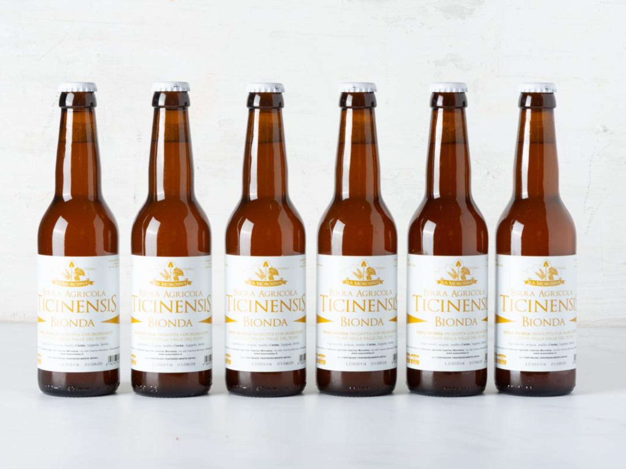 6 birra bionda Ticinensis non filtrata