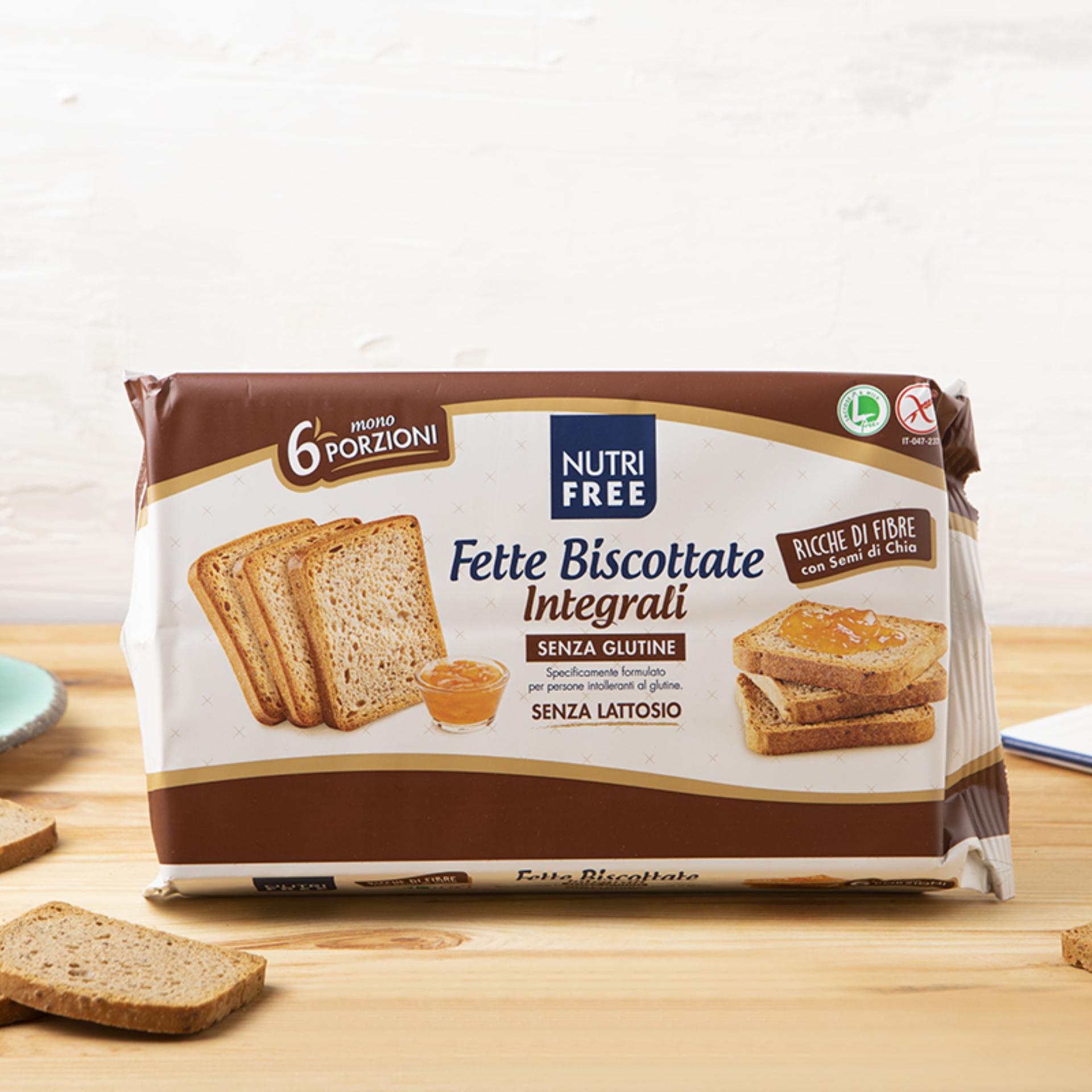 Fette biscottate integrali senza glutine