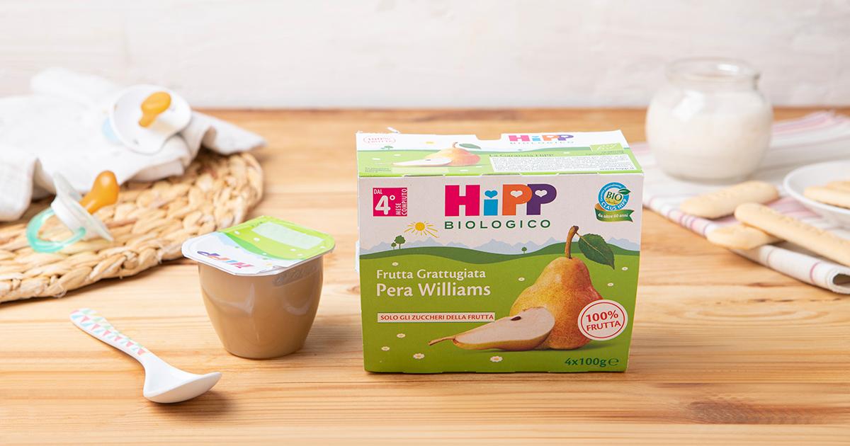 Purea Di Pera Williams HiPP Bio - 24 Vasetti Da 100g Per Neonati Da 4 Mesi - Foto 5