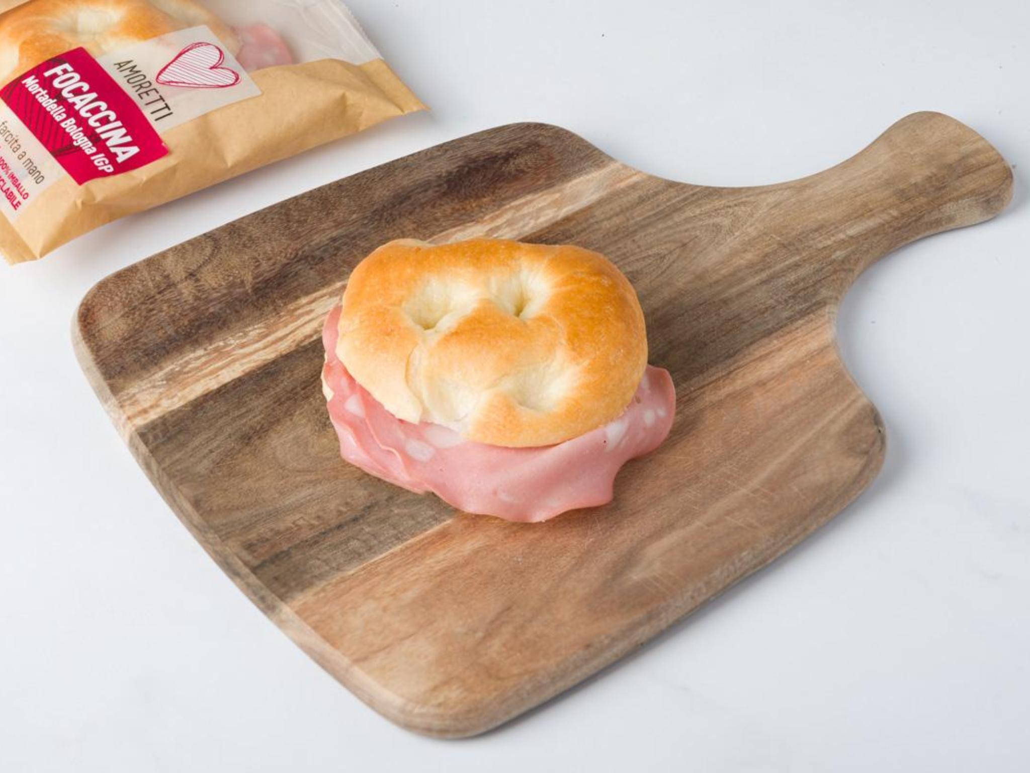 Focaccina con Mortadella Bologna IGP