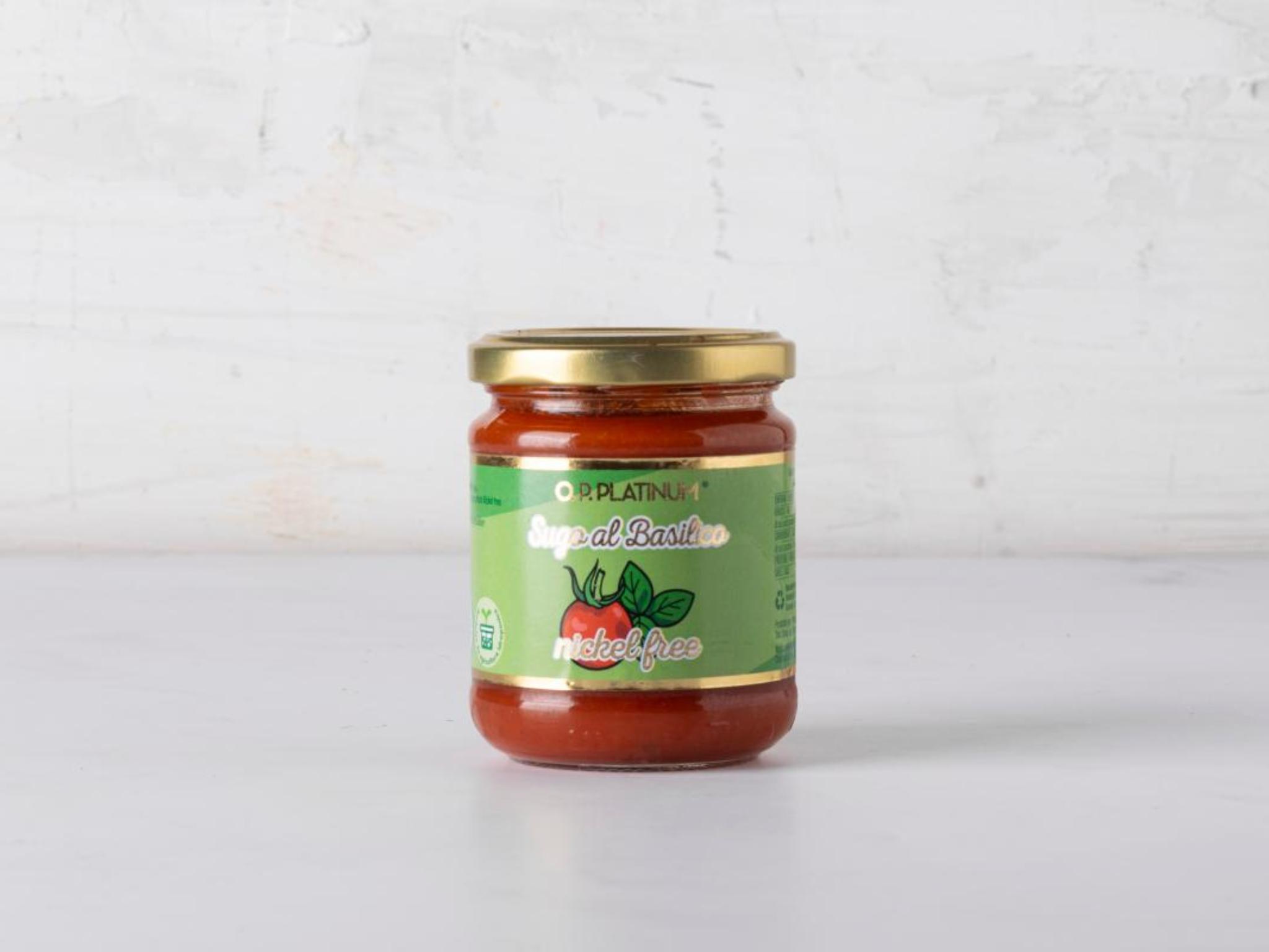 Sugo al basilico nichel free