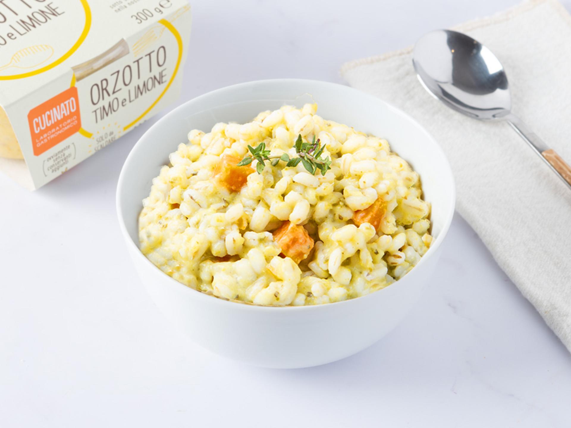Orzotto timo e limone