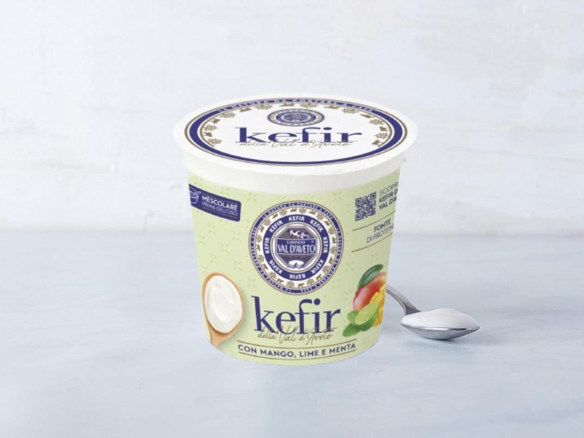 Kefir con mango, menta e lime
