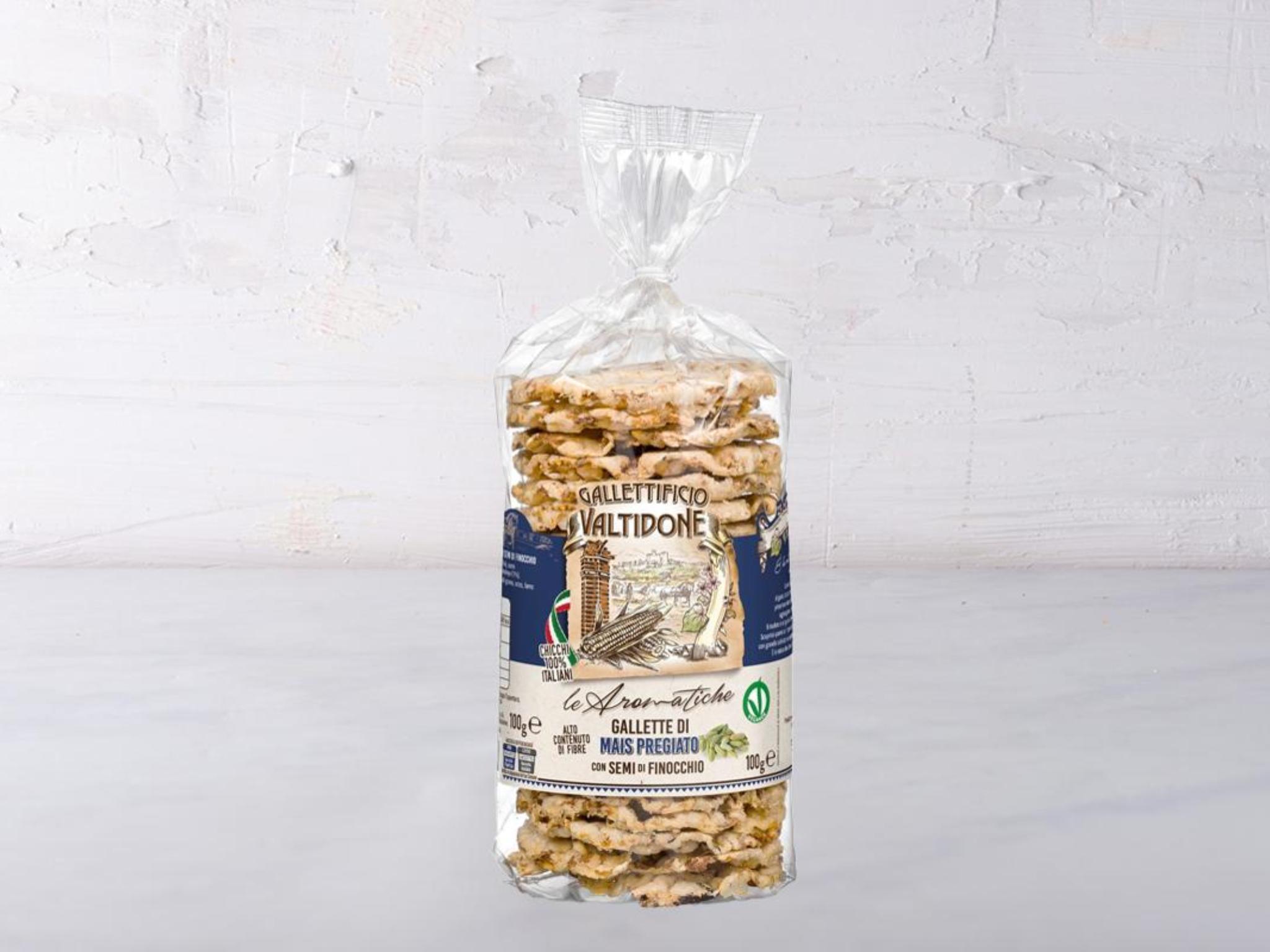 Gallette con mais e semi di finocchio