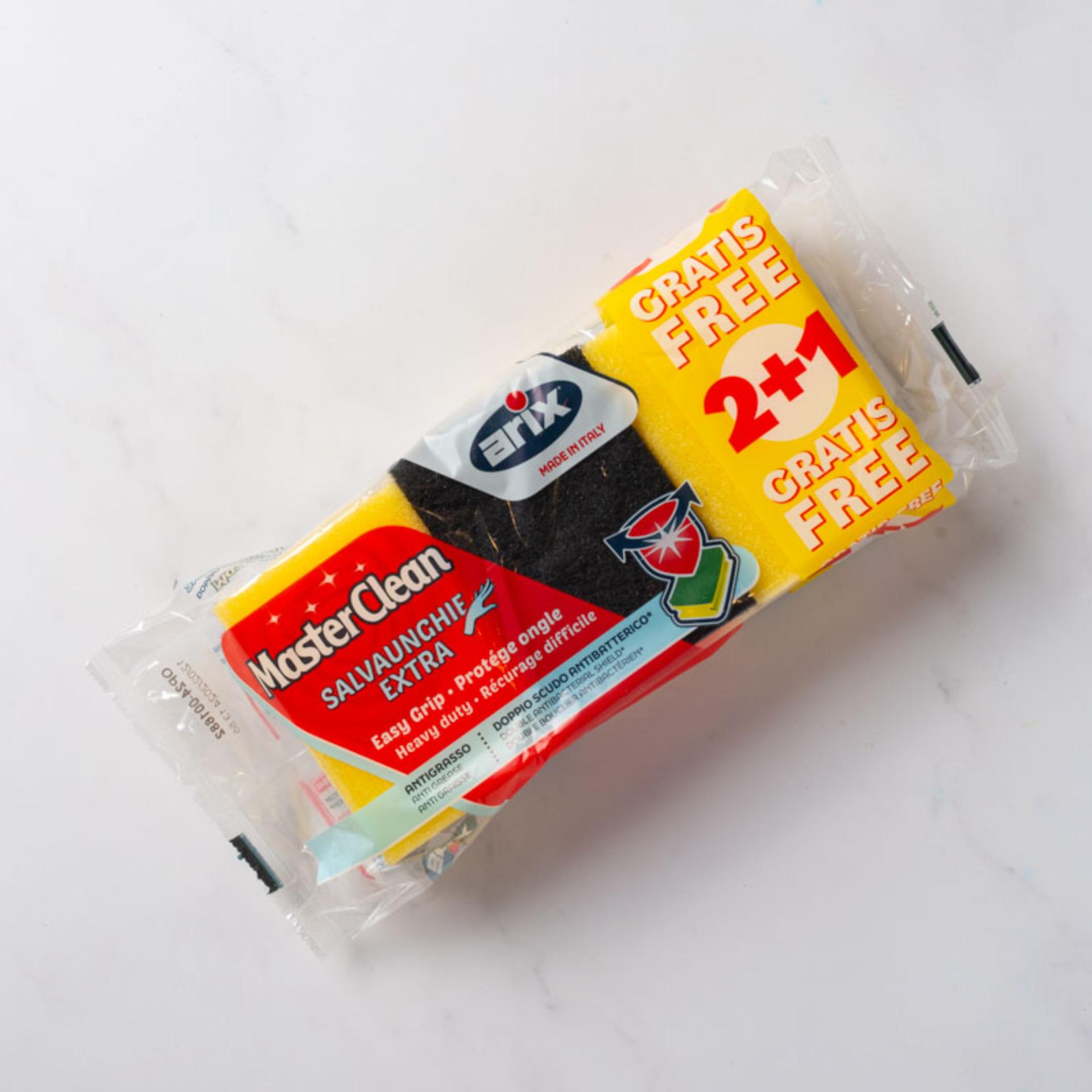 3 Spugne salvaunghie con antibatterico