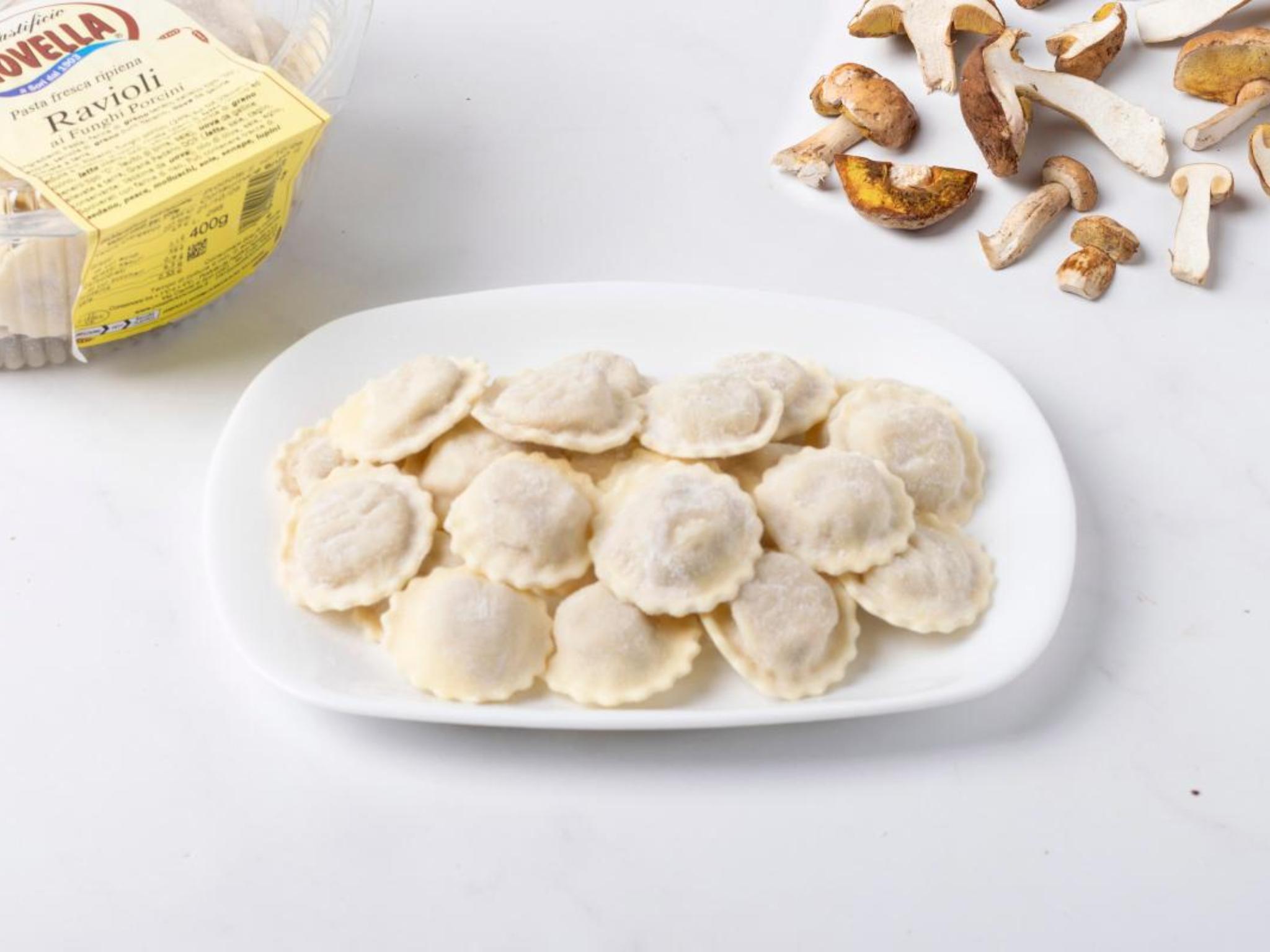 Ravioli ai funghi porcini