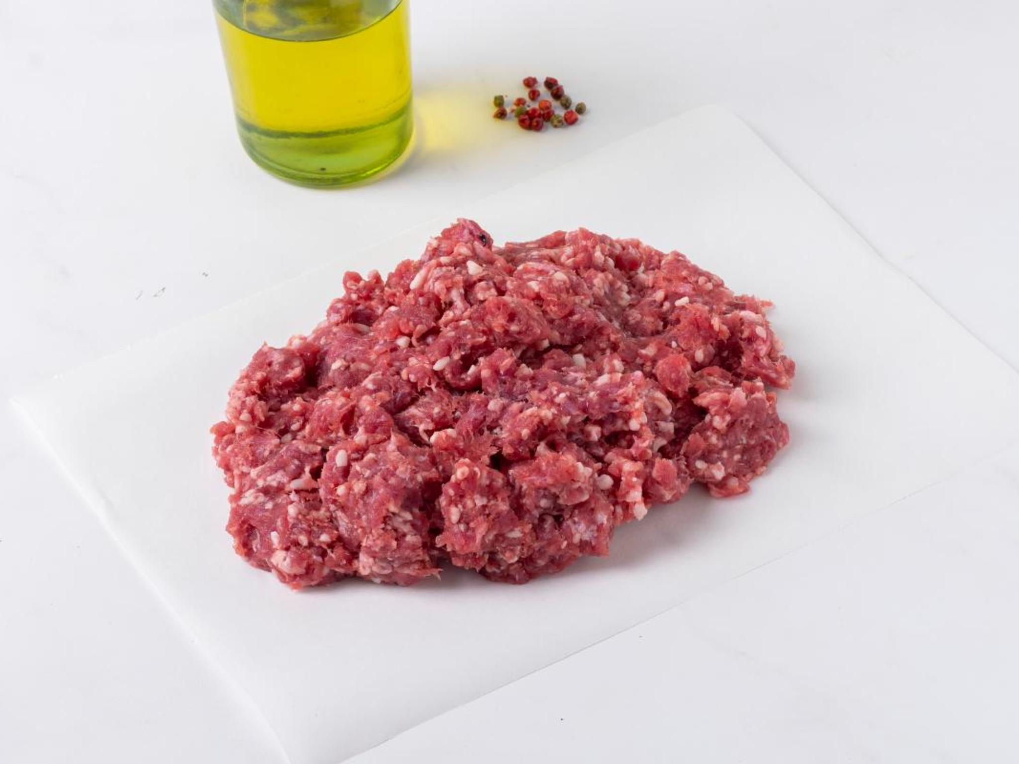 Macinato magro scelto di fassone piemontese