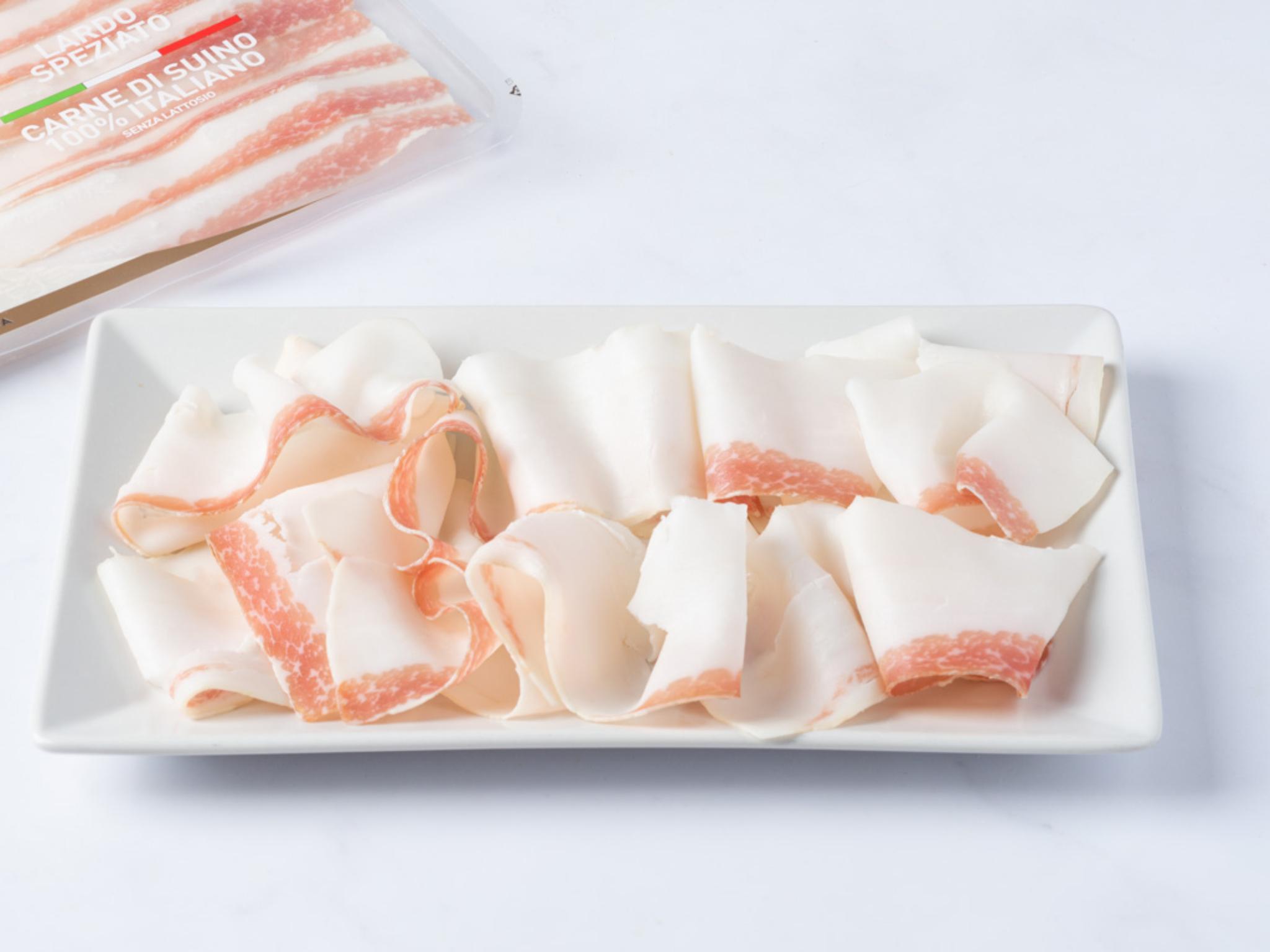Lardo speziato filiera Lombarda