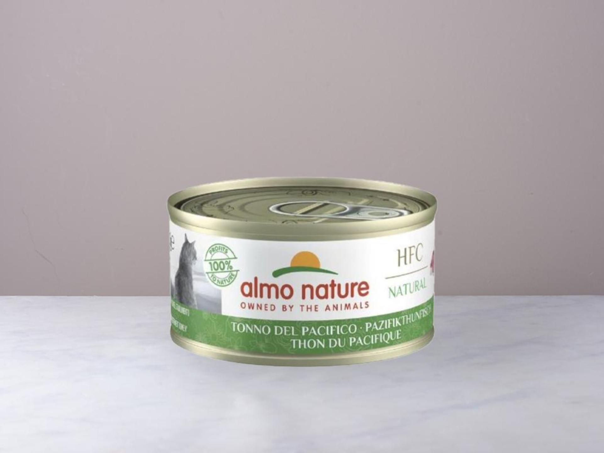 6 lattine per gatto tonno del pacifico 70g