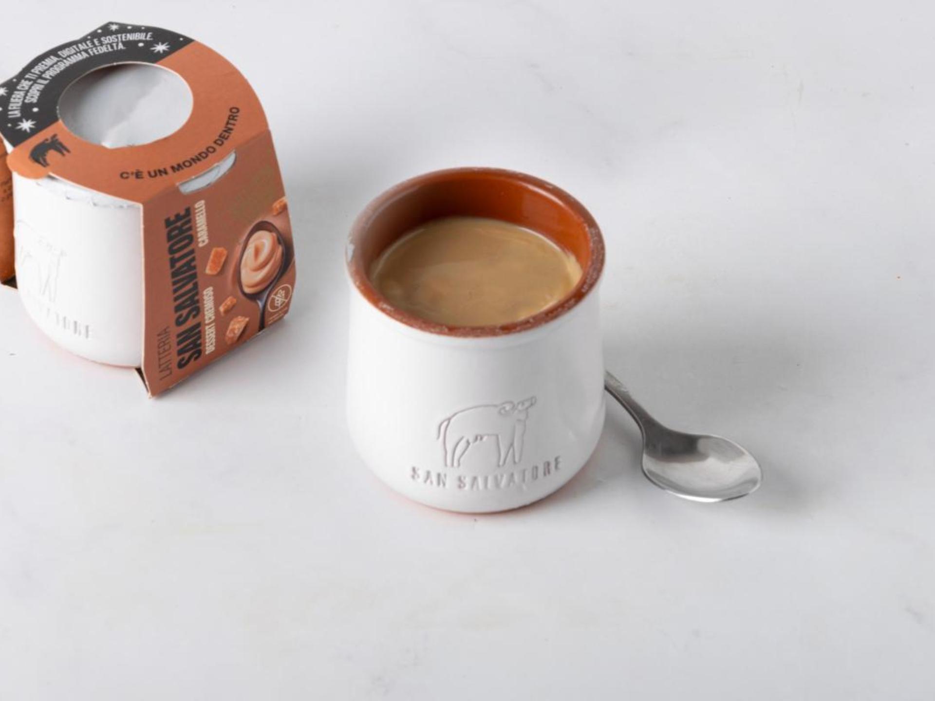 Cremoso di bufala al caramello