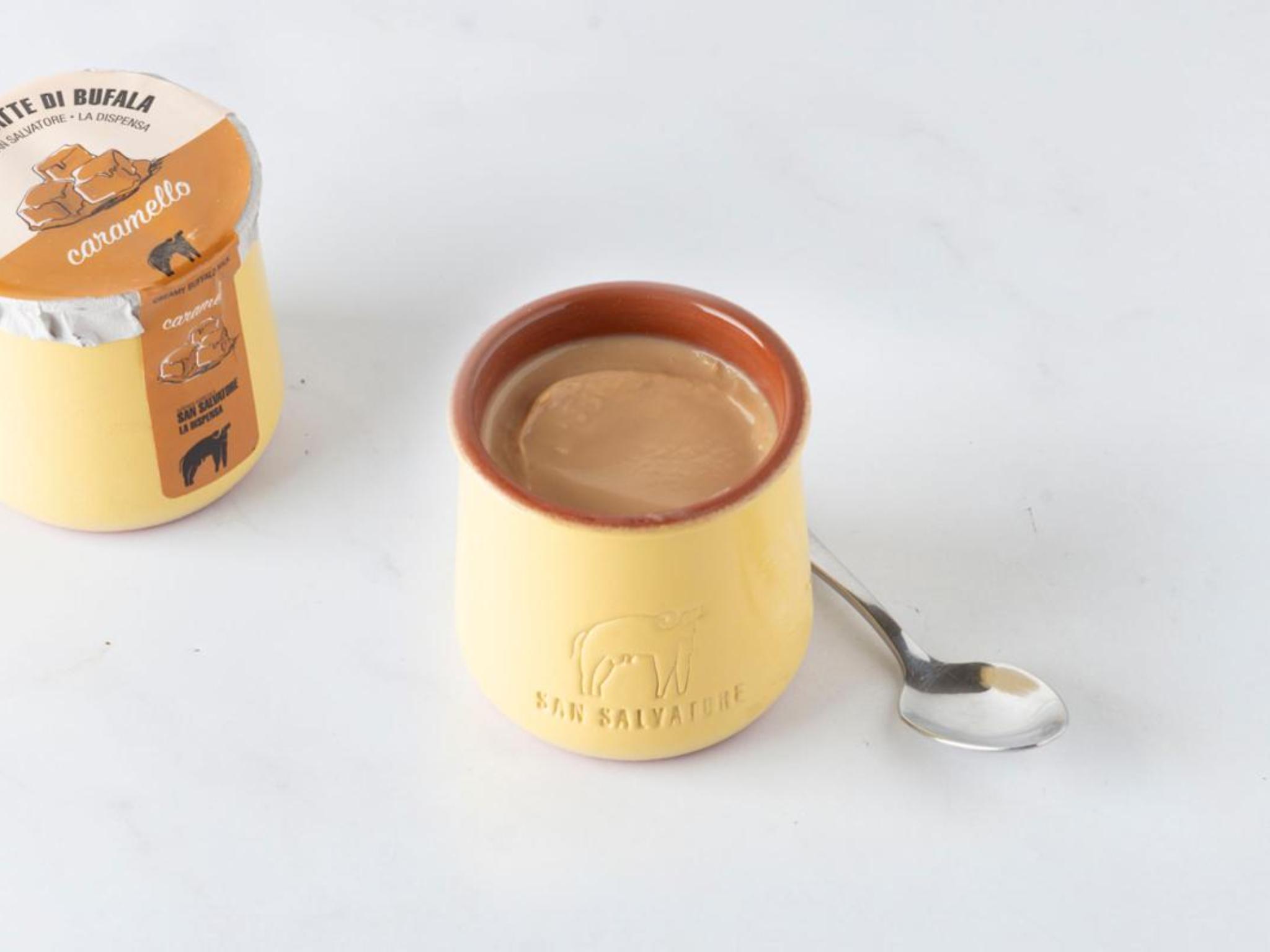 Cremoso di bufala al caramello