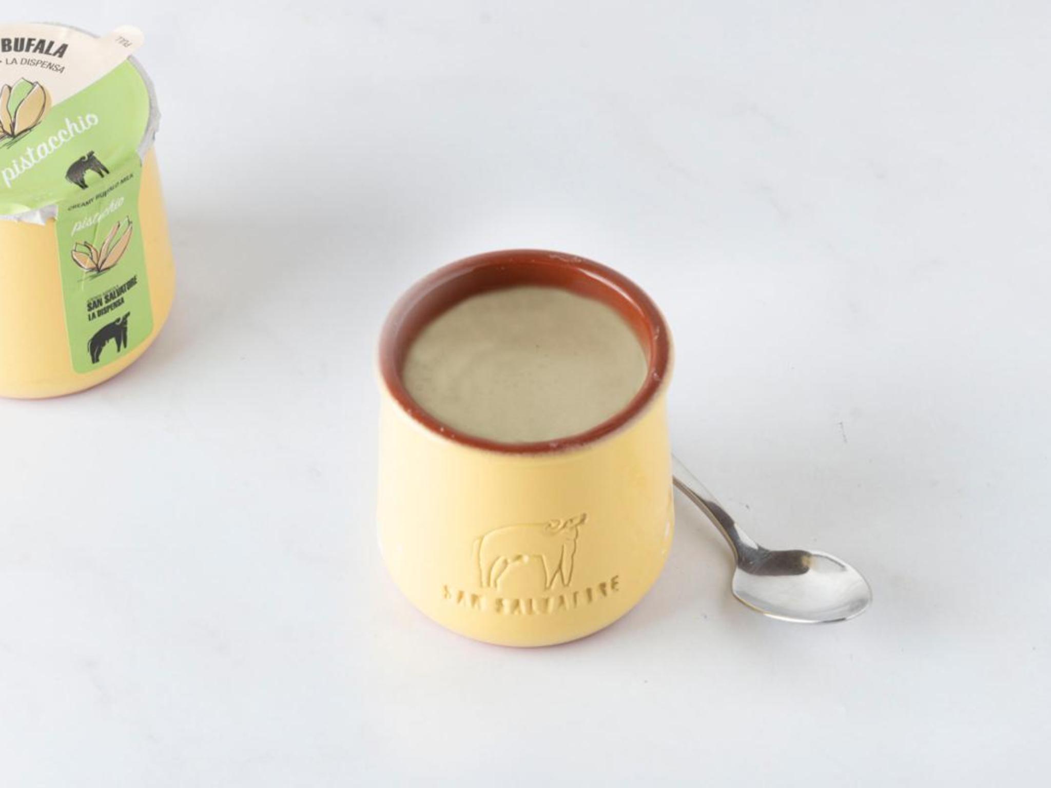 Cremoso di bufala al pistacchio