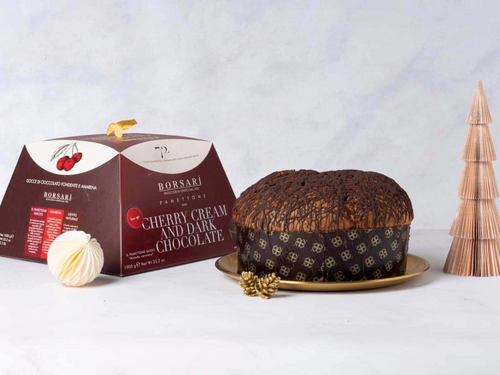 Panettone amarena e cioccolato fondente
