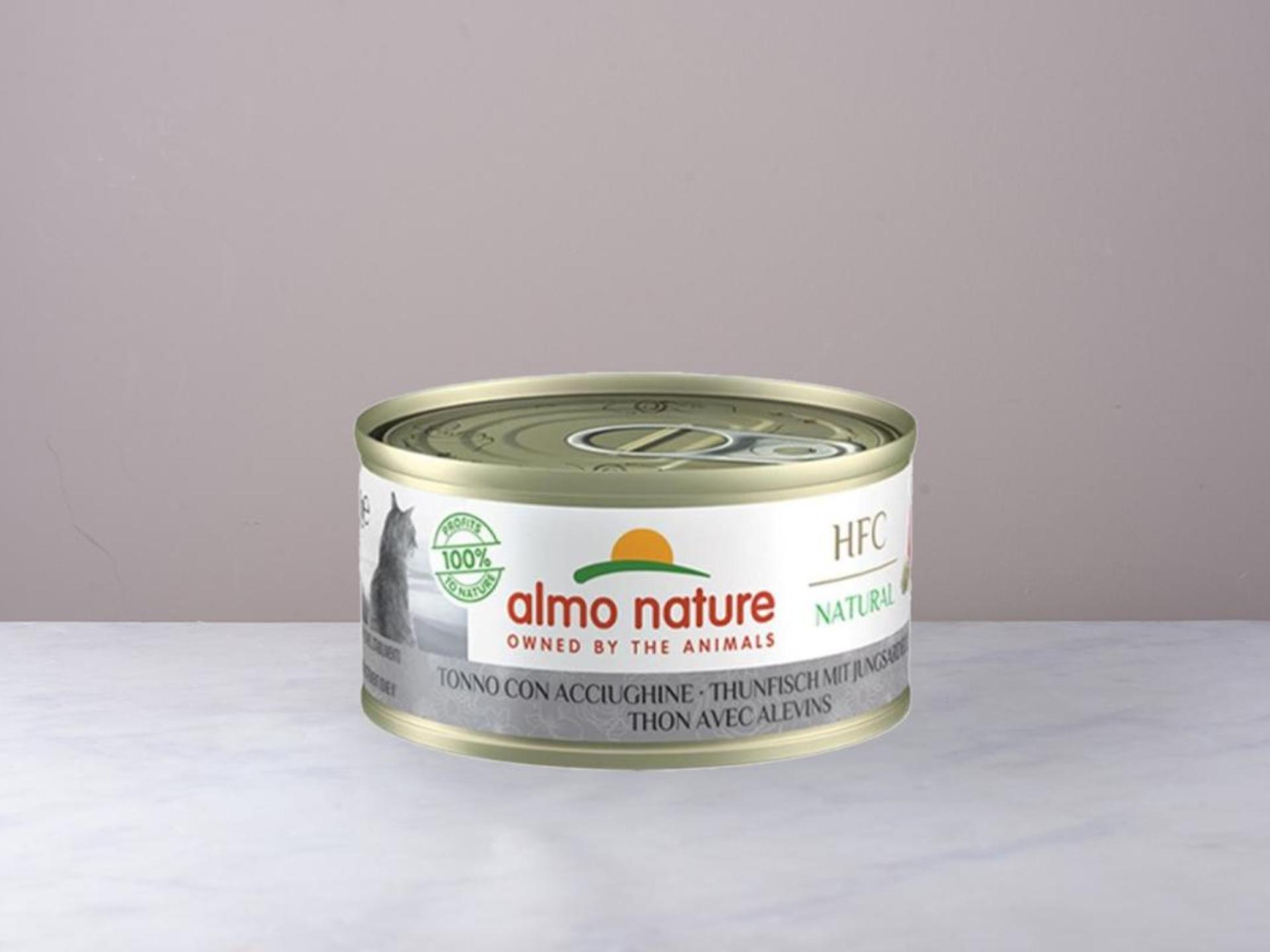 6 lattine gatto tonno con acciughine da 70g