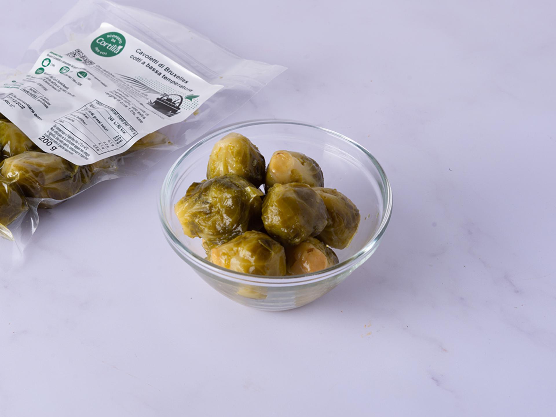 Cavoletti di Bruxelles cotti al vapore