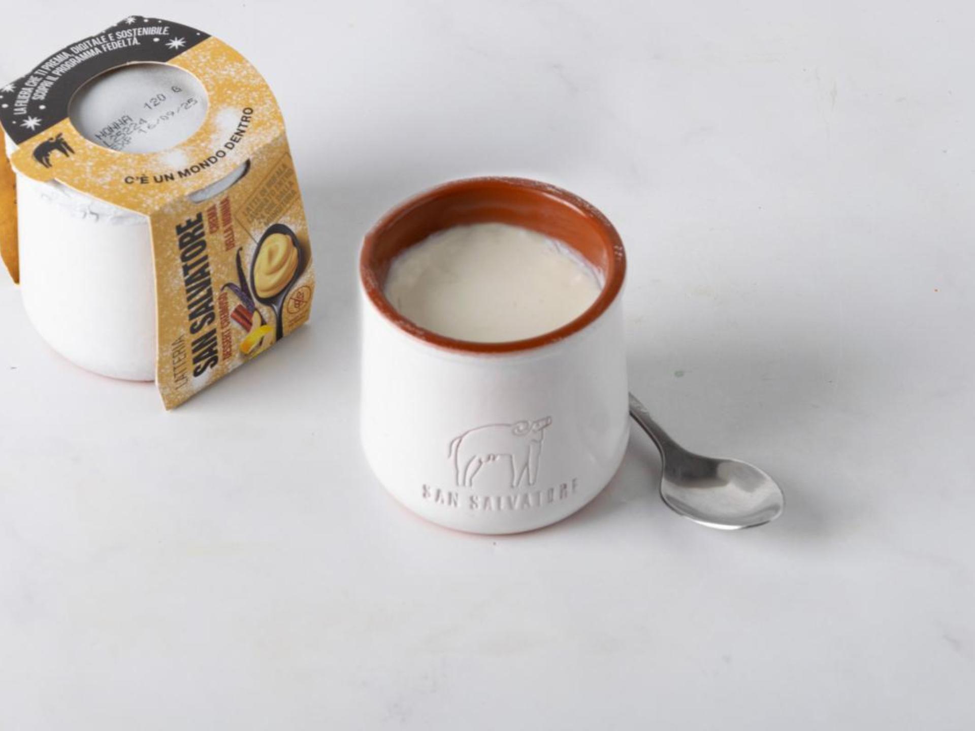 Cremoso di bufala alla crema della nonna