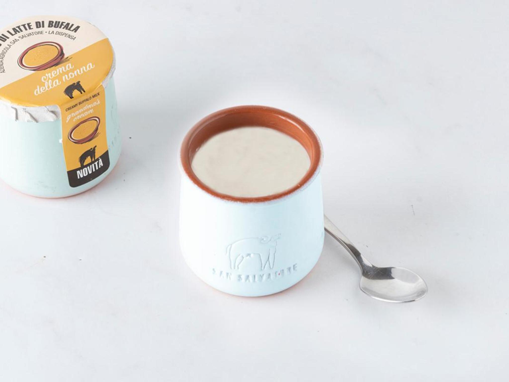 Cremoso di bufala alla crema della nonna