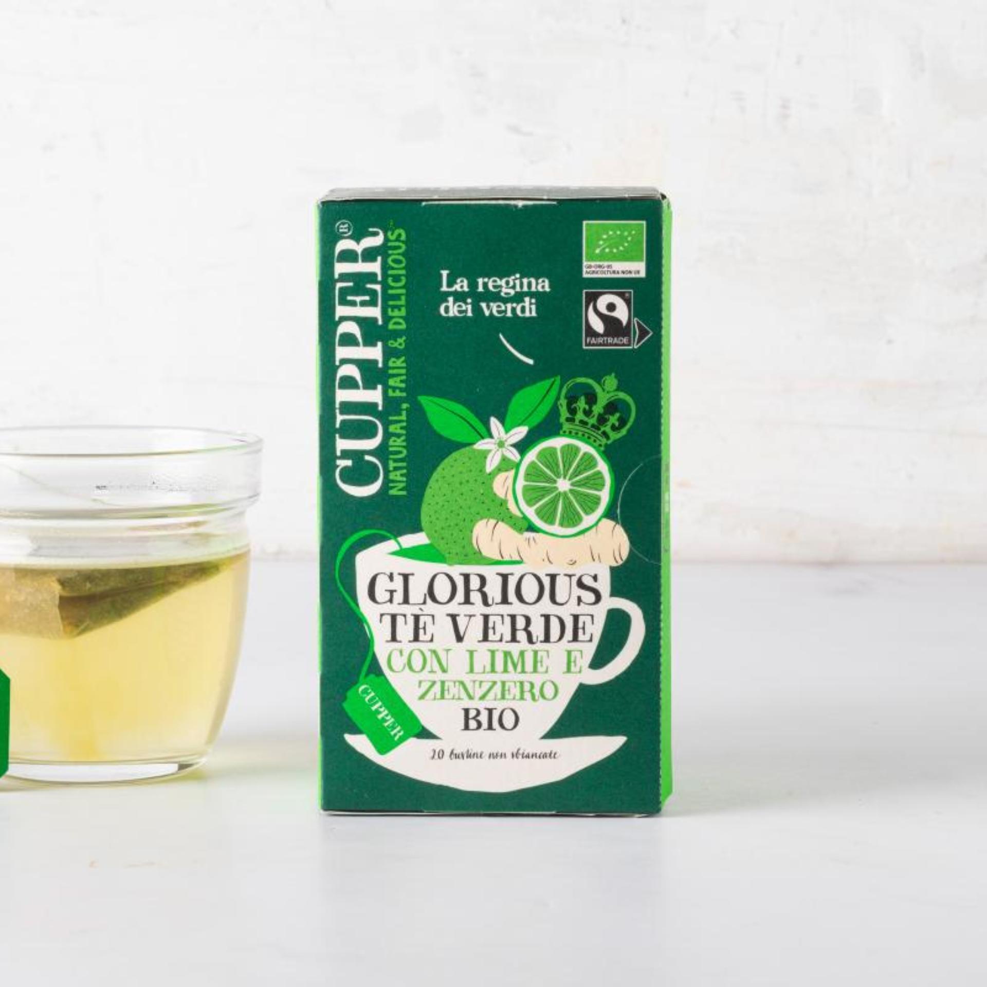 Tè Verde con Lime e Zenzero BIO
