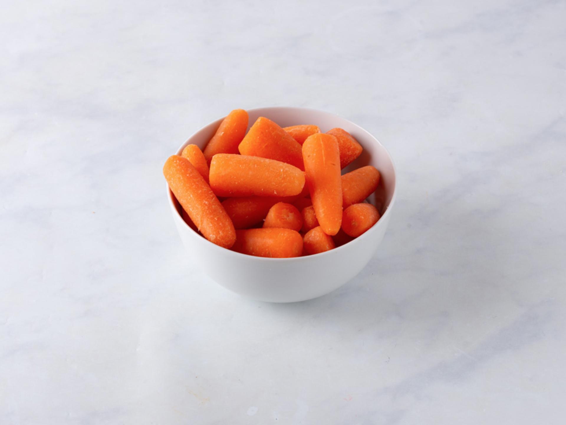 Carotine baby cotte al vapore