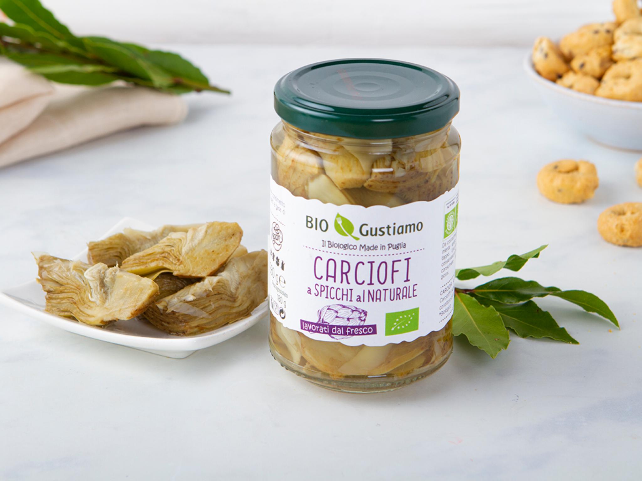 Carciofi al naturale a spicchi BIO