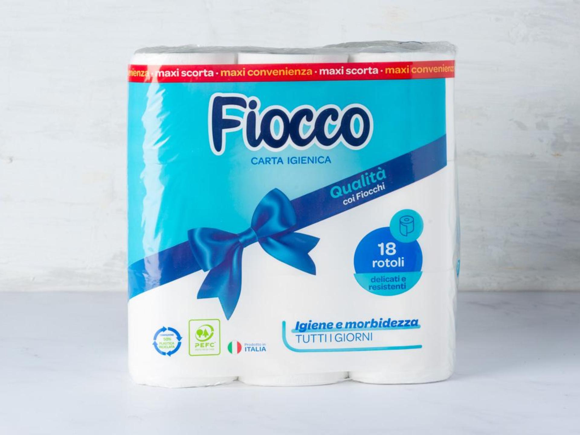 18 rotoli carta igienica 2 veli