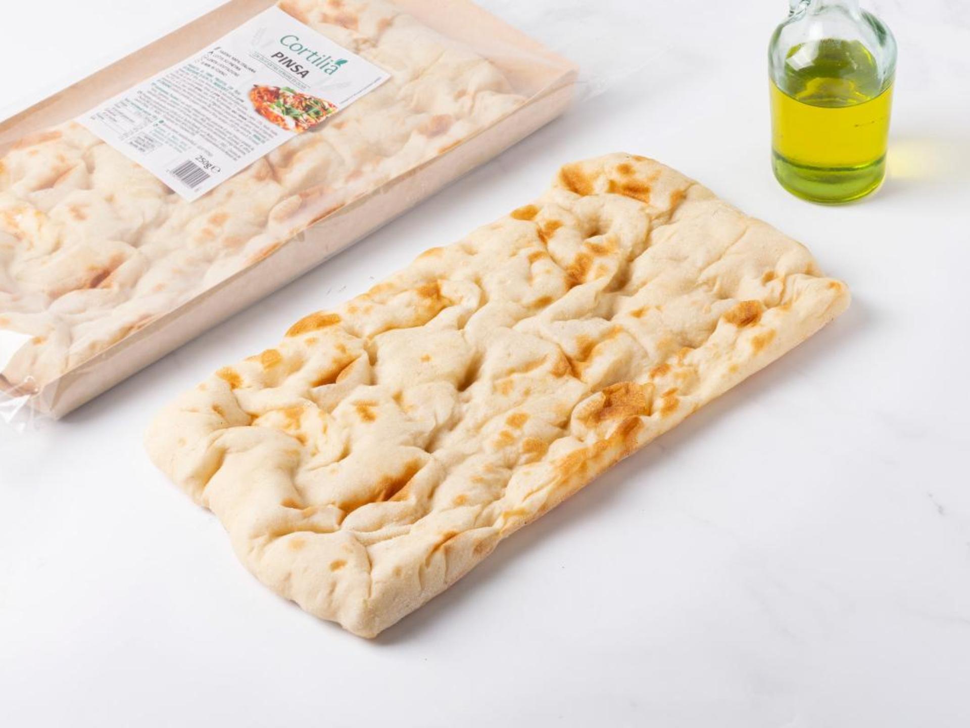 Pinsa con olio extravergine di oliva