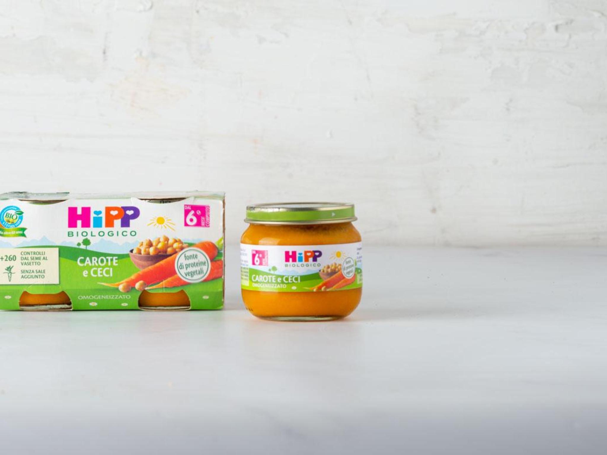 Omogeneizzato Carote e Ceci
