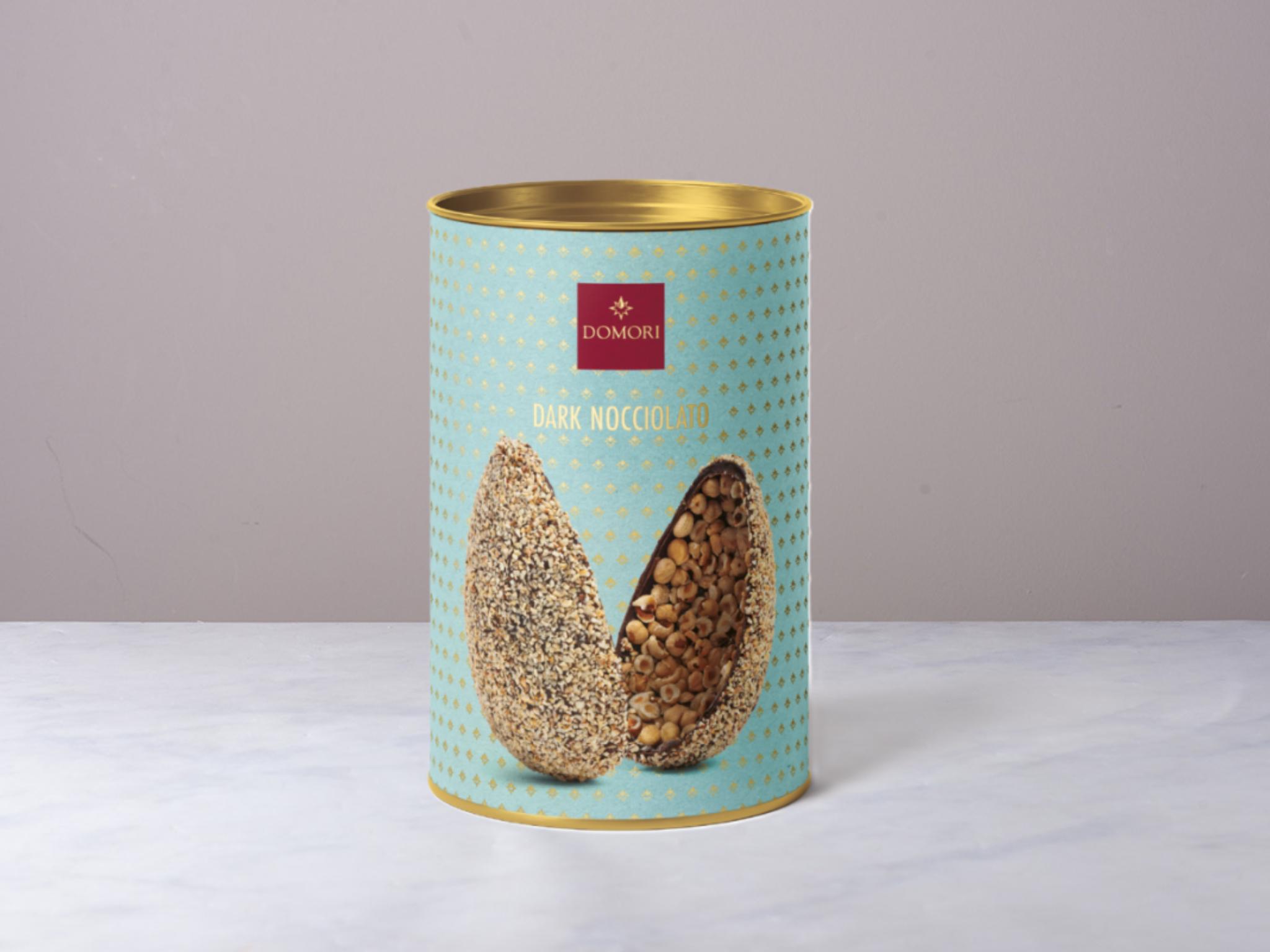 Latta con uovo dark nocciolato