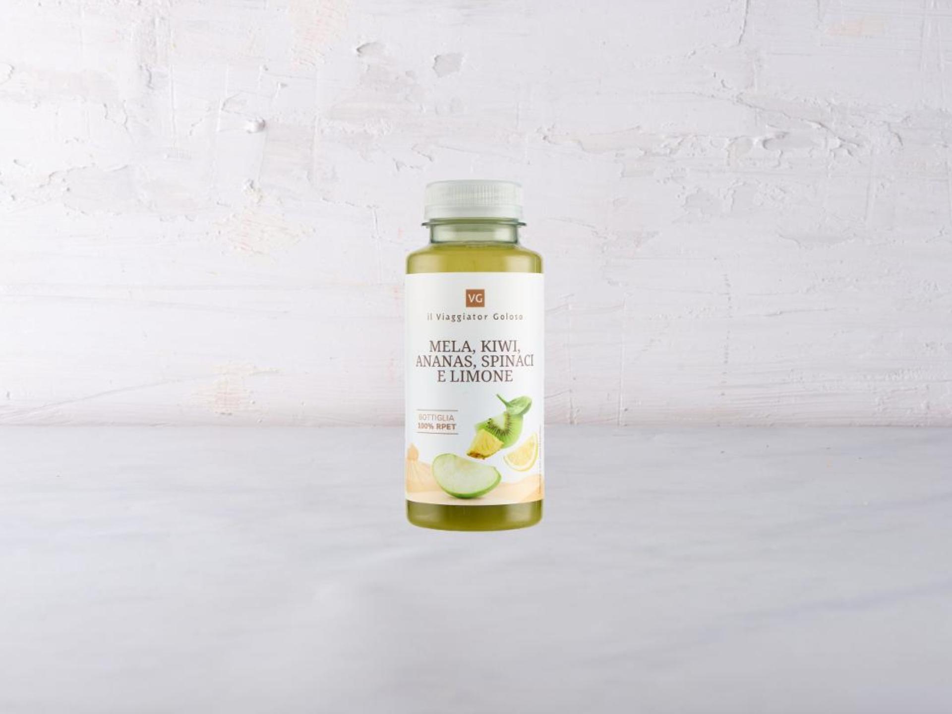 Mela, Kiwi, Ananas, Spinaci e Limone Il Viaggiator Goloso