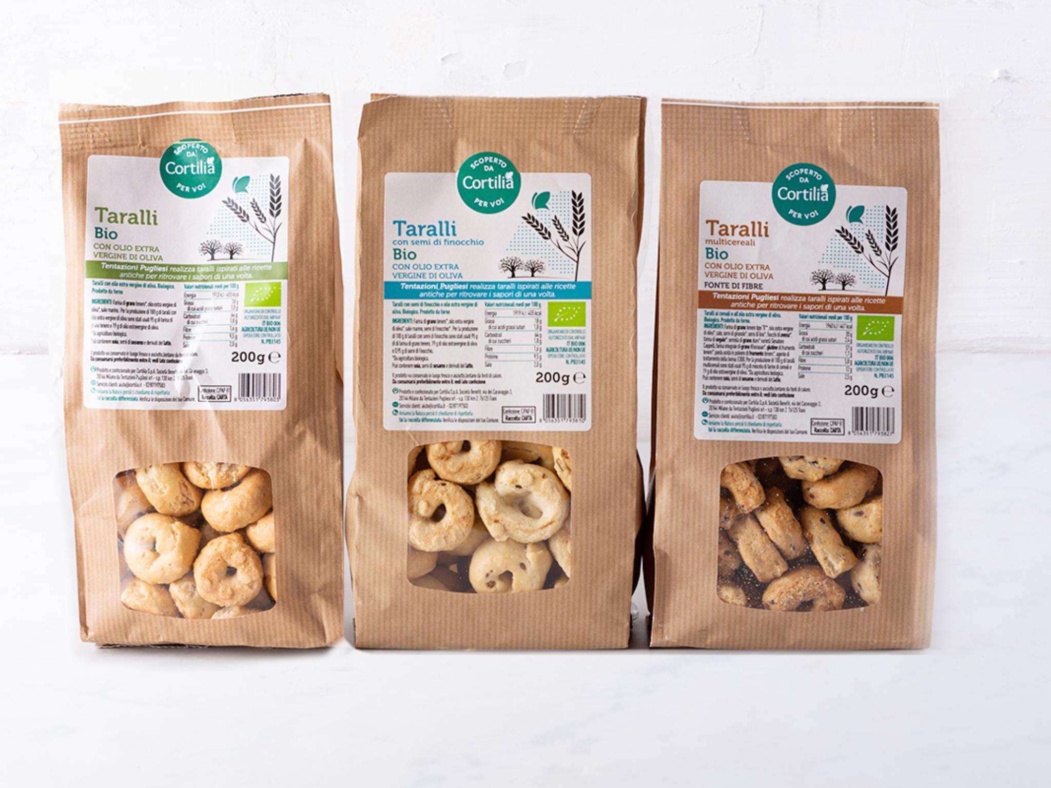 Degustazione taralli BIO